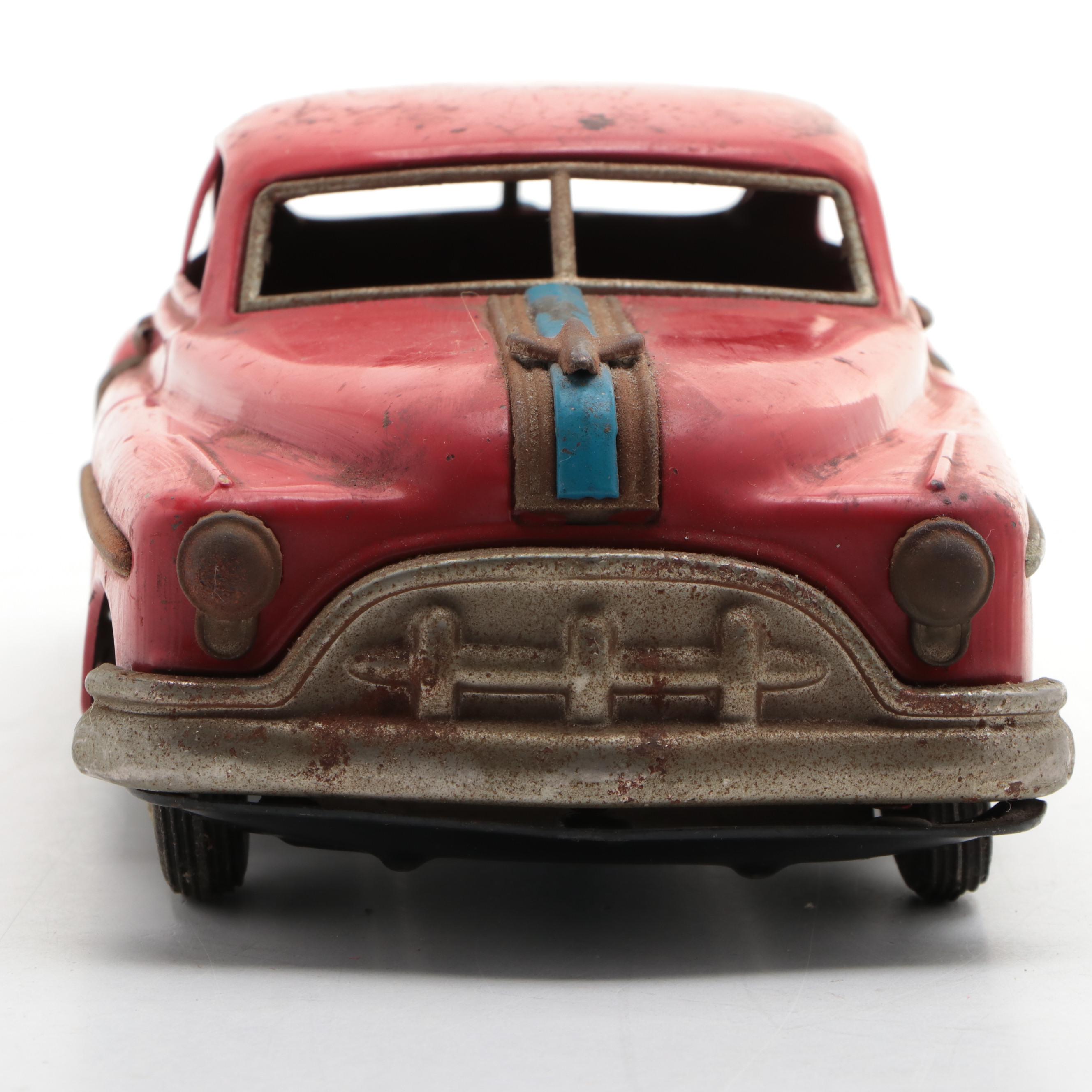 Japanese Tin Chevy Friction Toy Car, Mid-20th Century