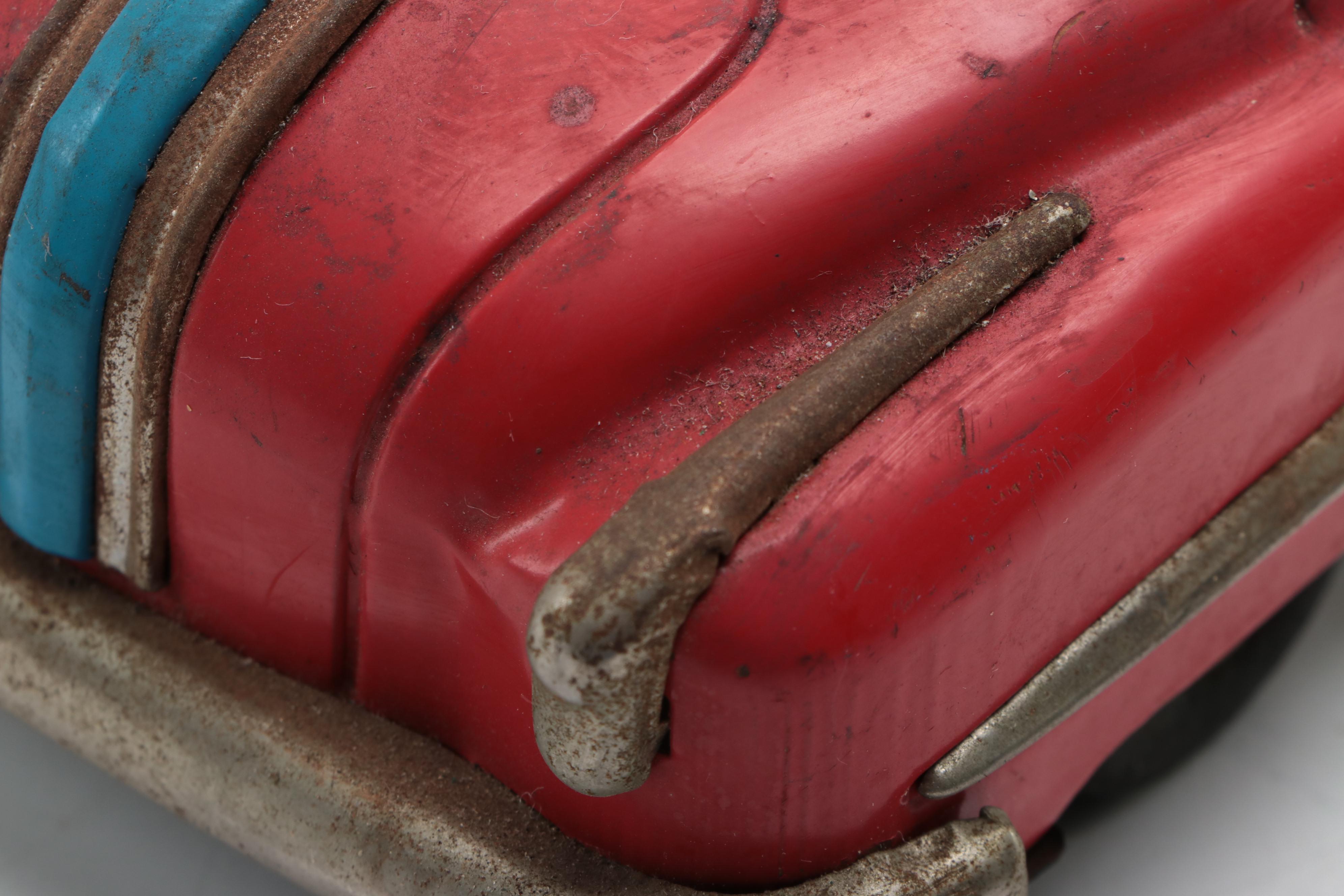 Japanese Tin Chevy Friction Toy Car, Mid-20th Century