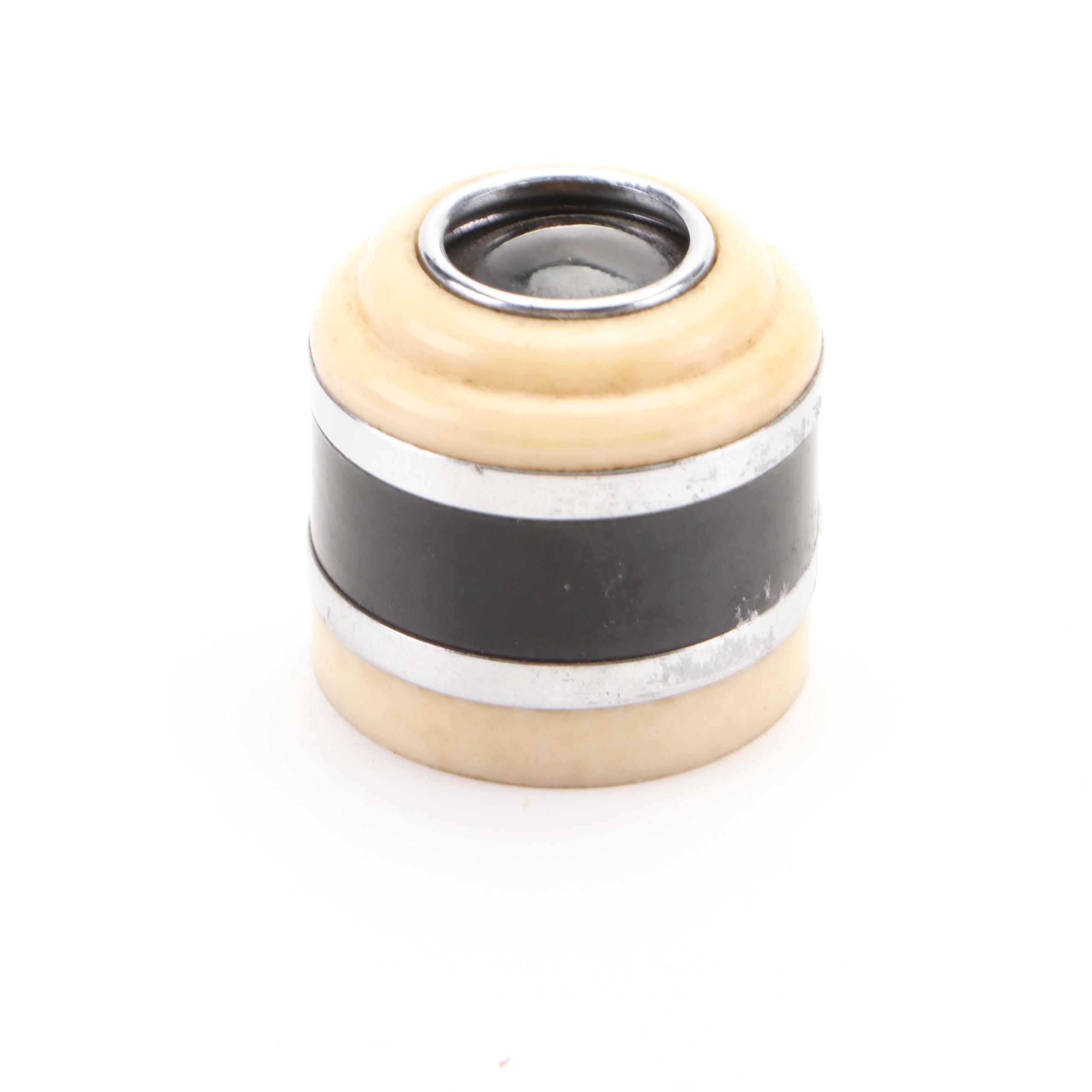 Onyx Marble Gear Shift Knobs with Celluloid Car Cigarette Lighter