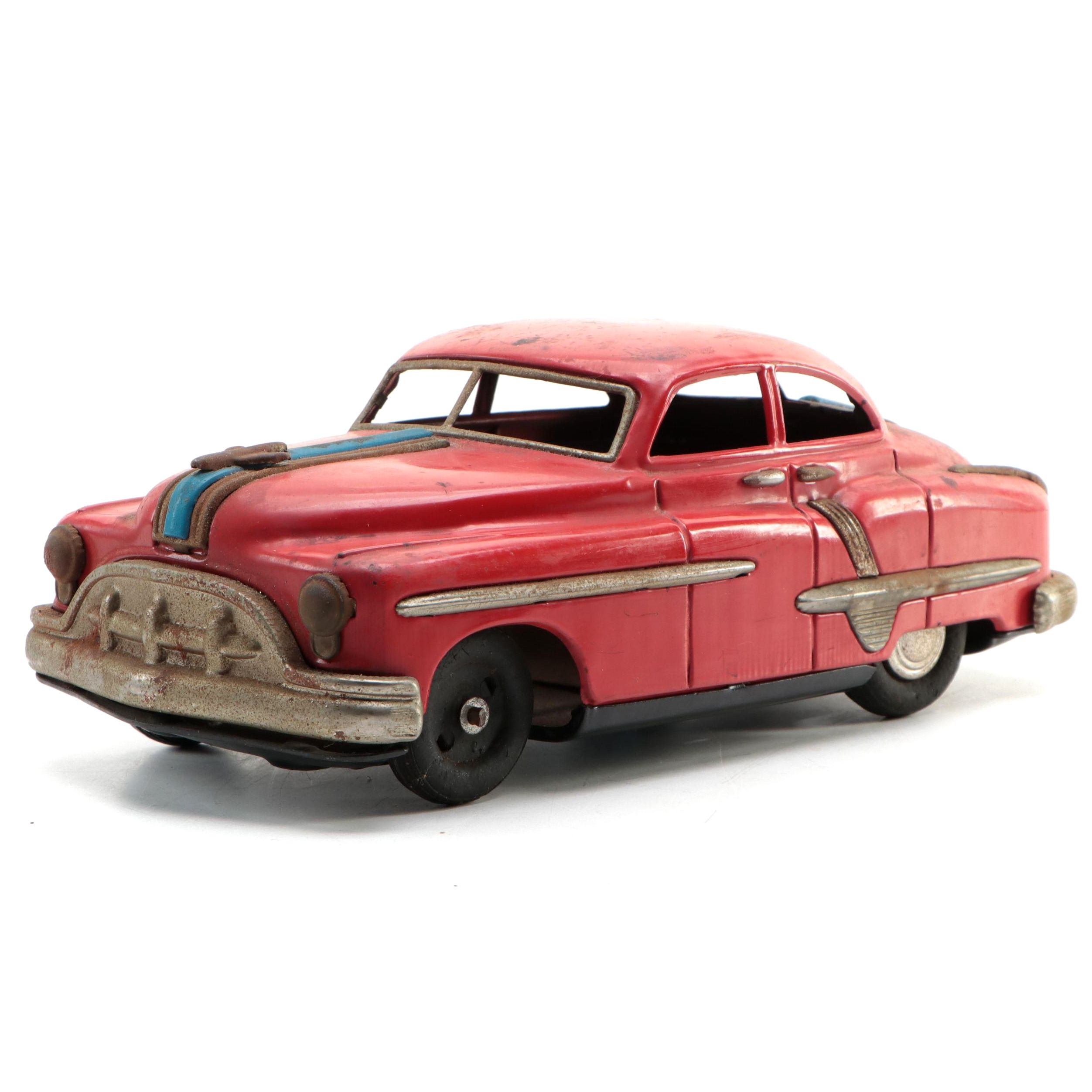 Japanese Tin Chevy Friction Toy Car, Mid-20th Century