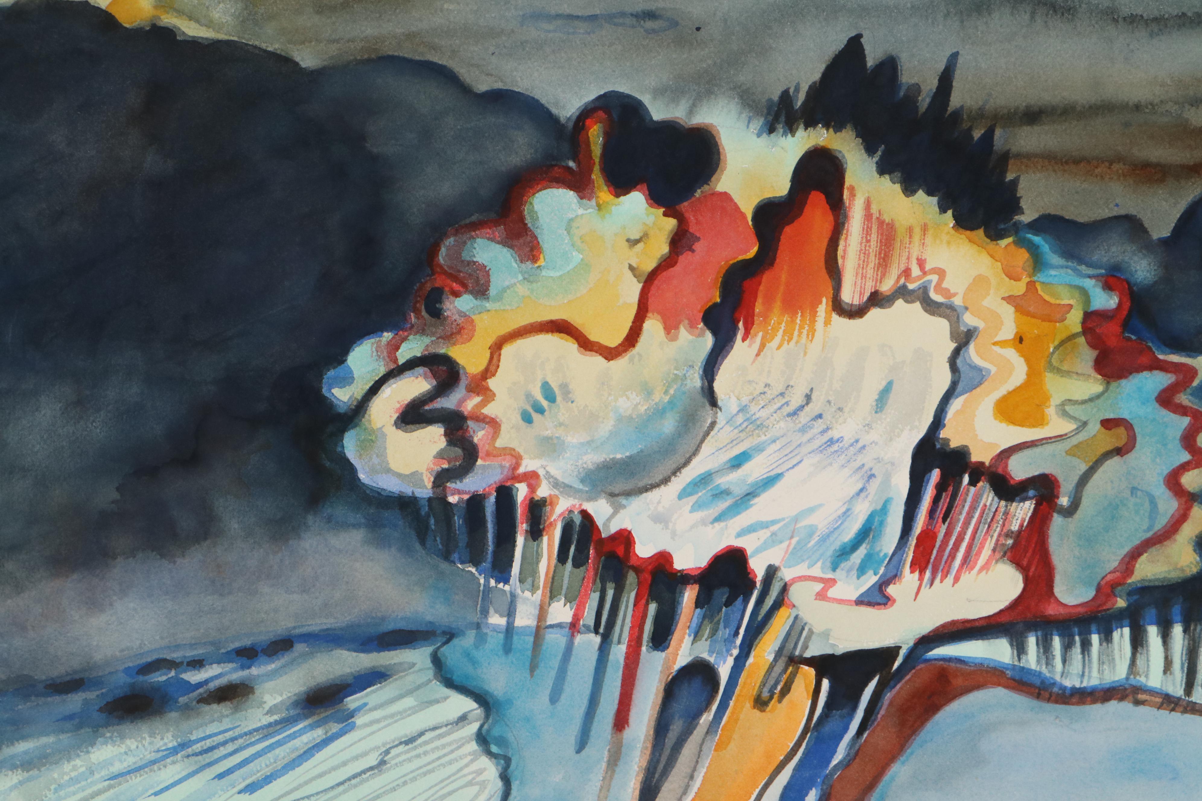 Marion Maas Abstract Landscape Watercolor Paintings