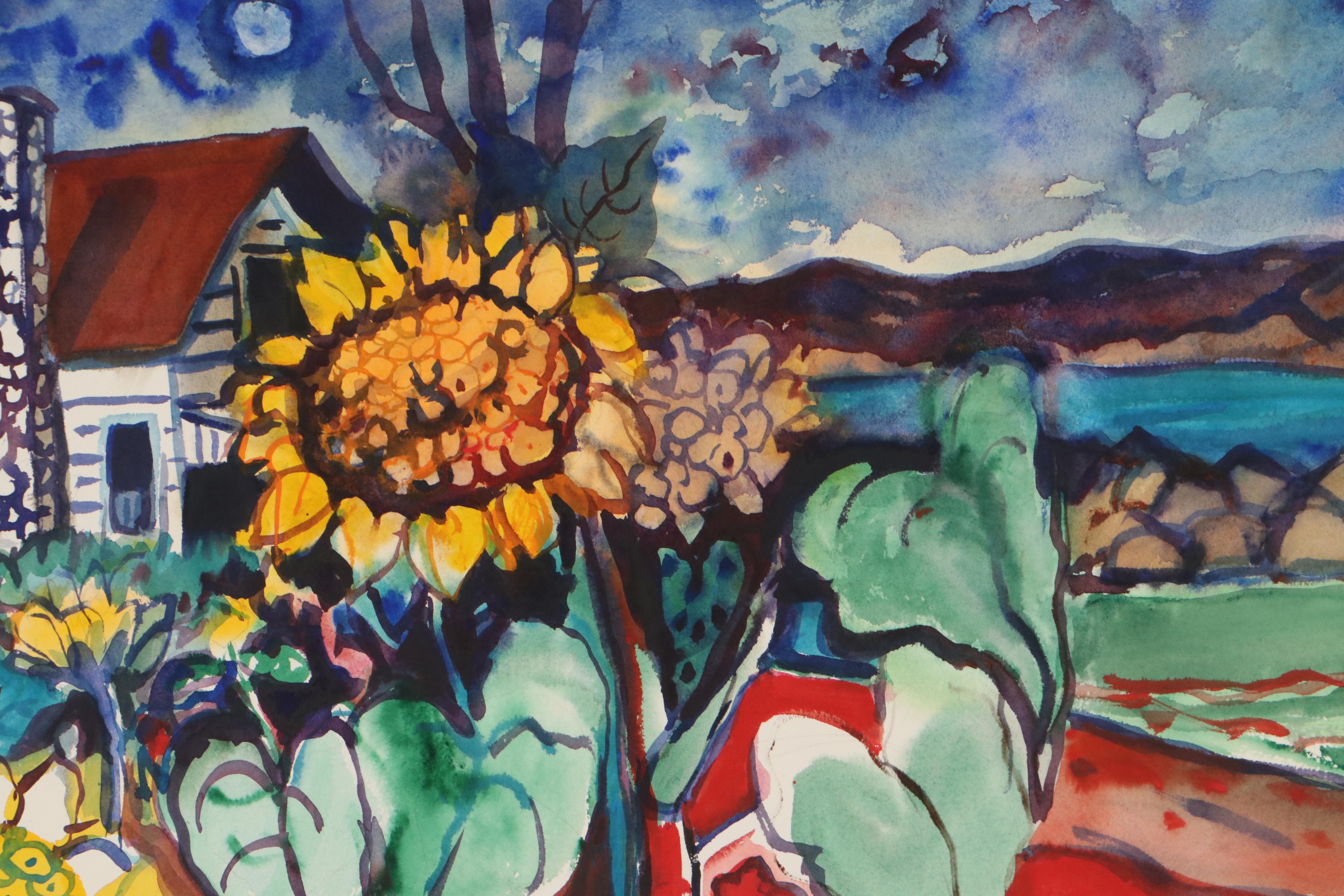 Marion Maas Abstract Landscape Watercolor Paintings