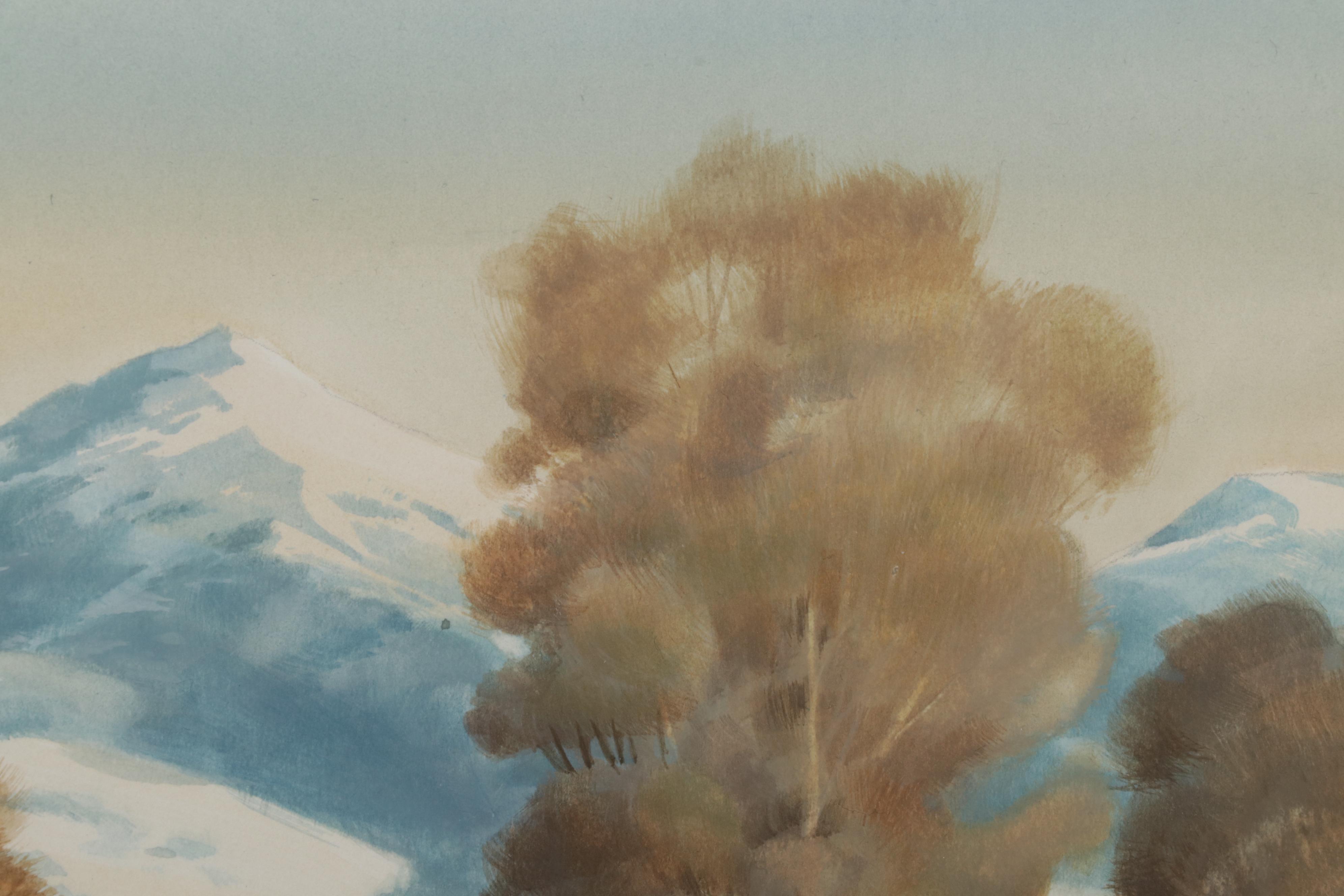 Rick Brogan Gouache Painting "Buena Vista, Vista," 2006