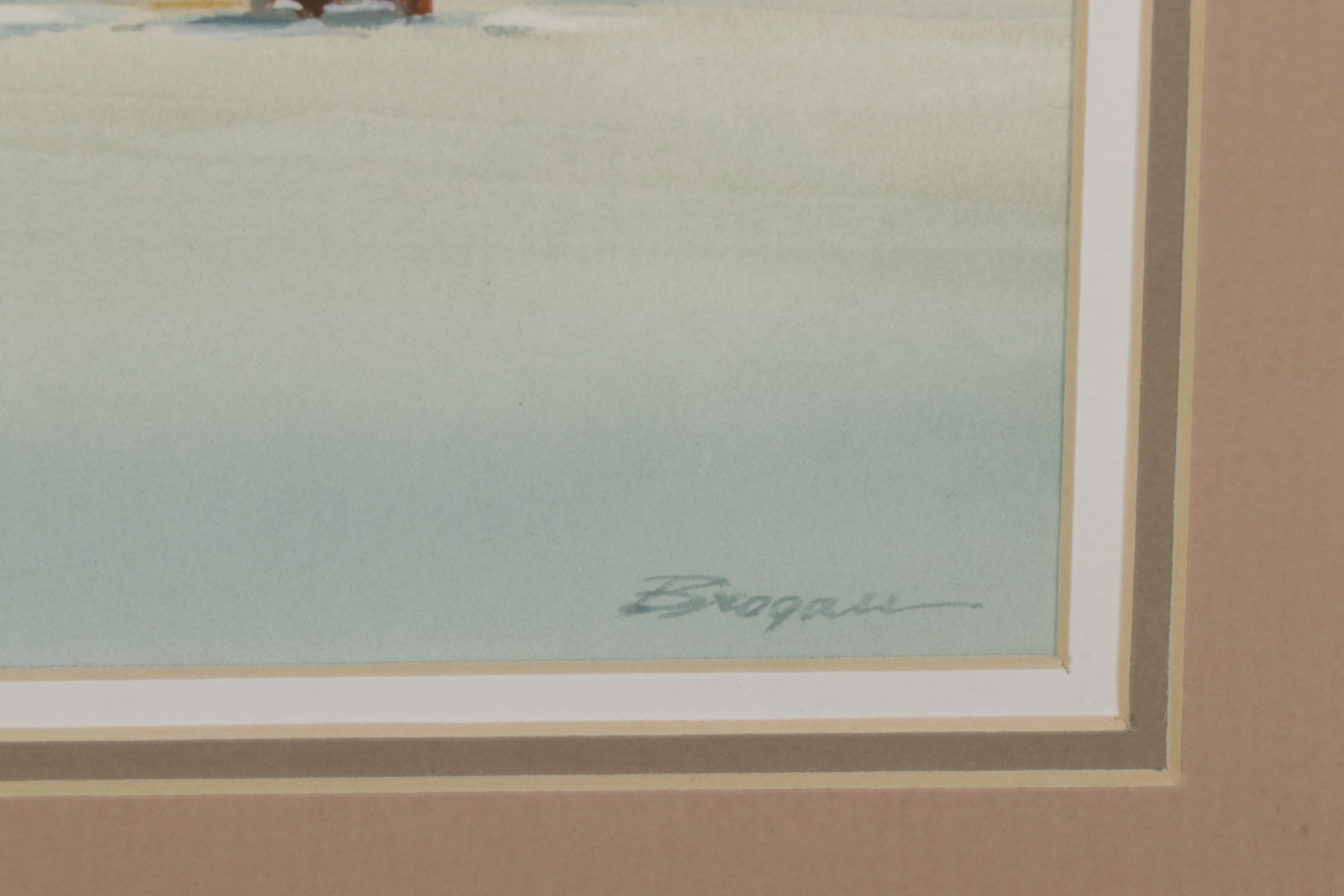 Rick Brogan Gouache Painting "Buena Vista, Vista," 2006