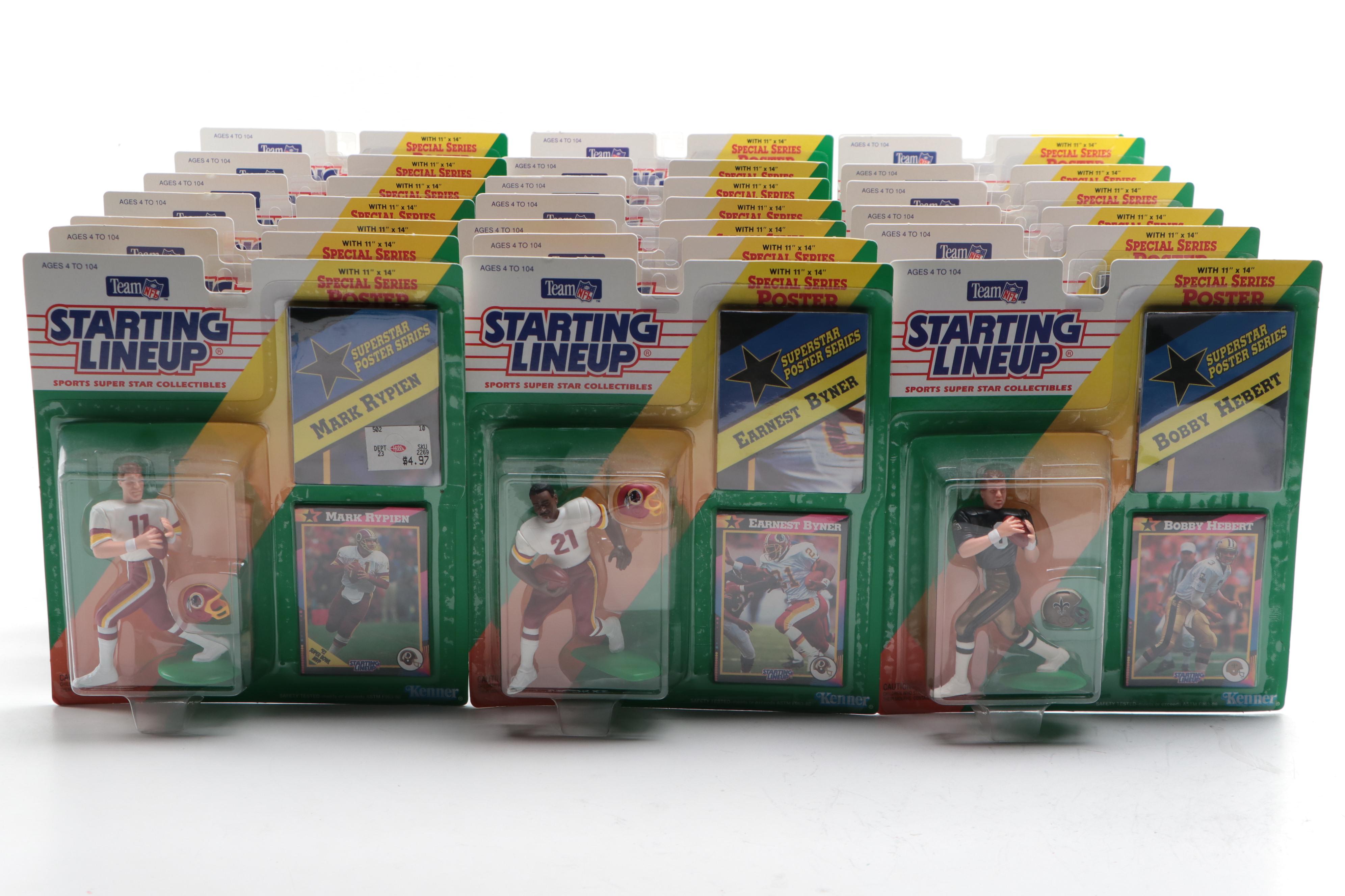 Kenner Team NFL Starting Lineup Barry Sanders and Other Action Figures