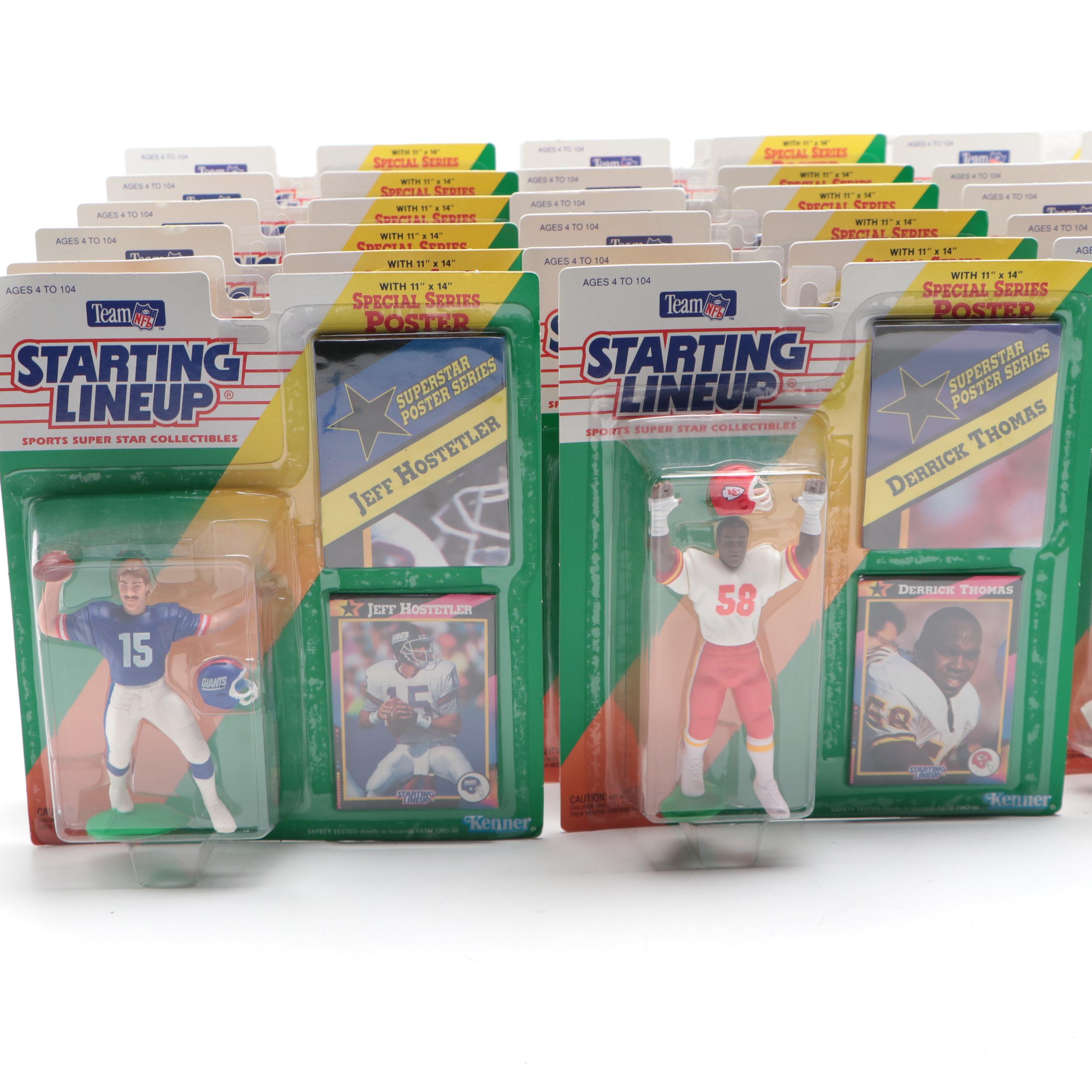 Kenner Team NFL Starting Lineup Barry Sanders and Other Action Figures