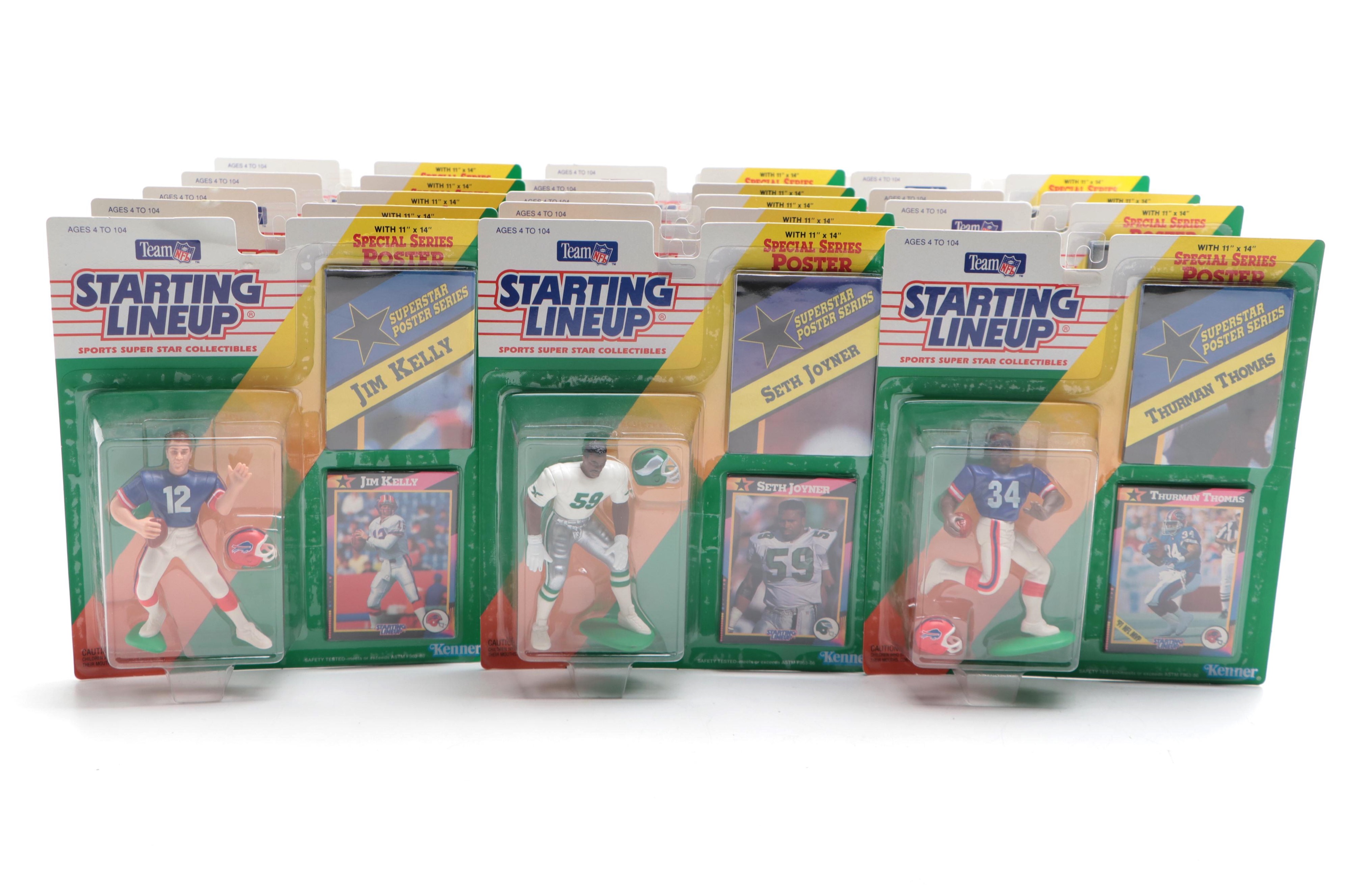 Kenner Team NFL Starting Lineup Barry Sanders and Other Action Figures
