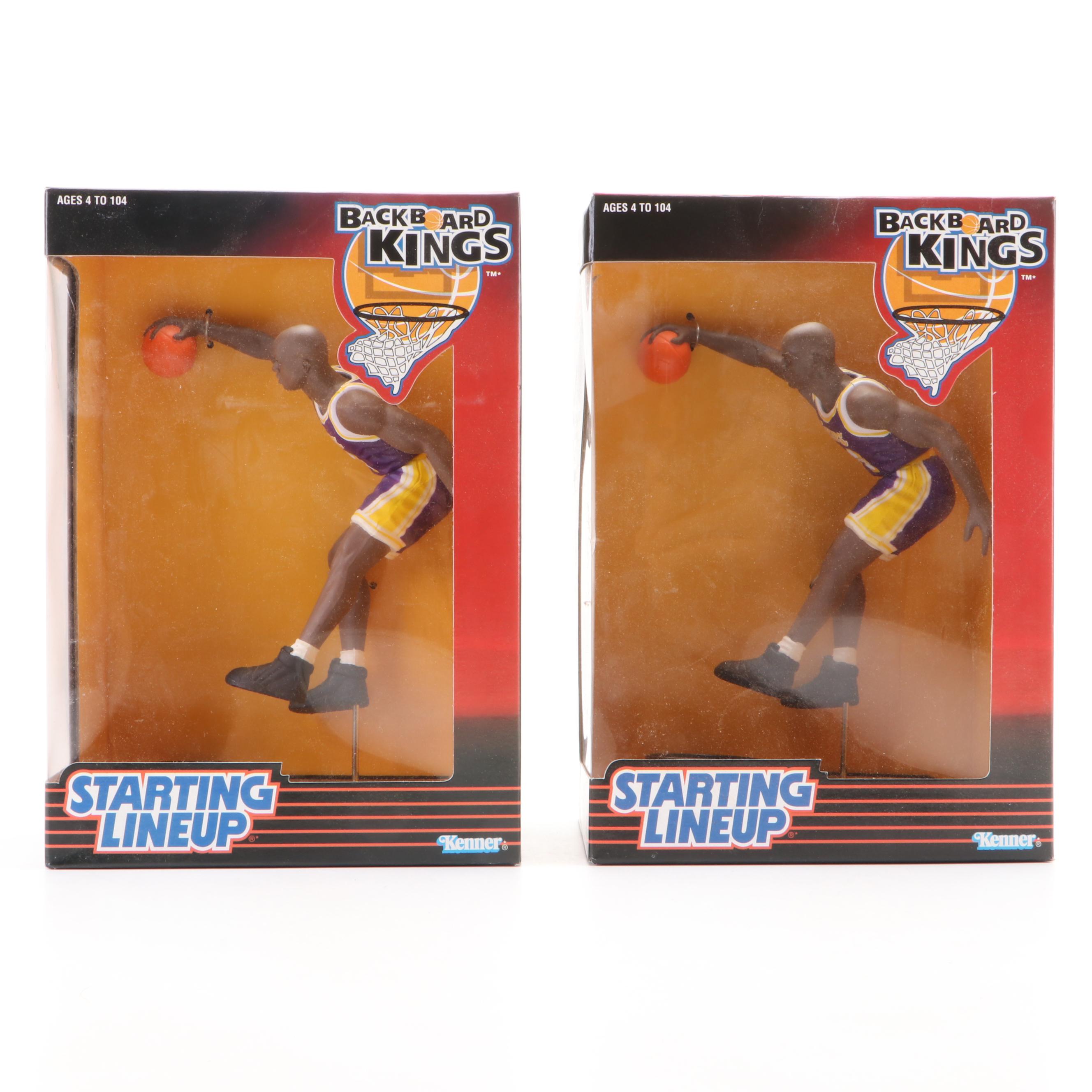 Starting Lineup NBA Basketball Shaq, Barkley, Kemp With Shaq-Attack Figurines