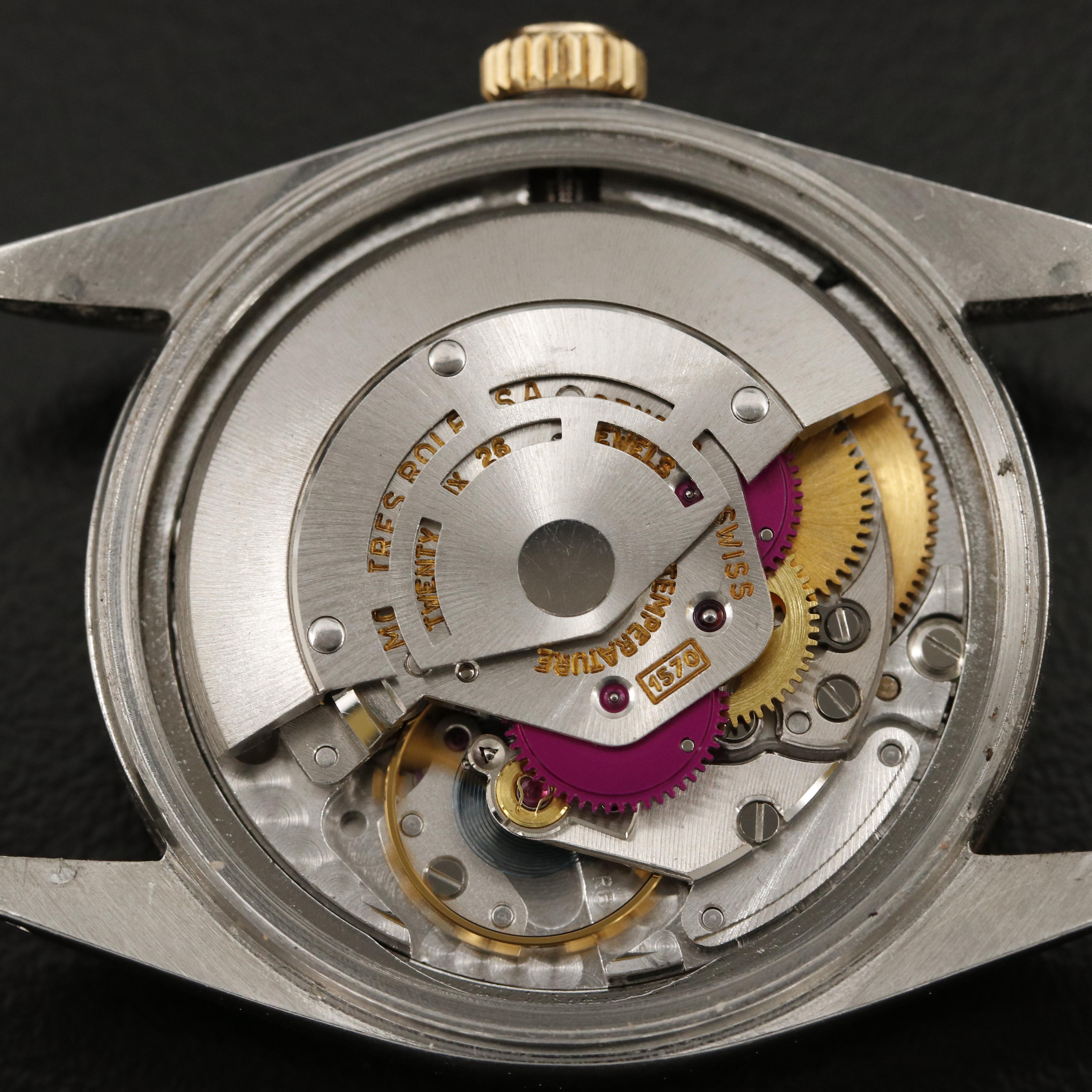 1969 Rolex Datejust Pie Pan Dial Watch