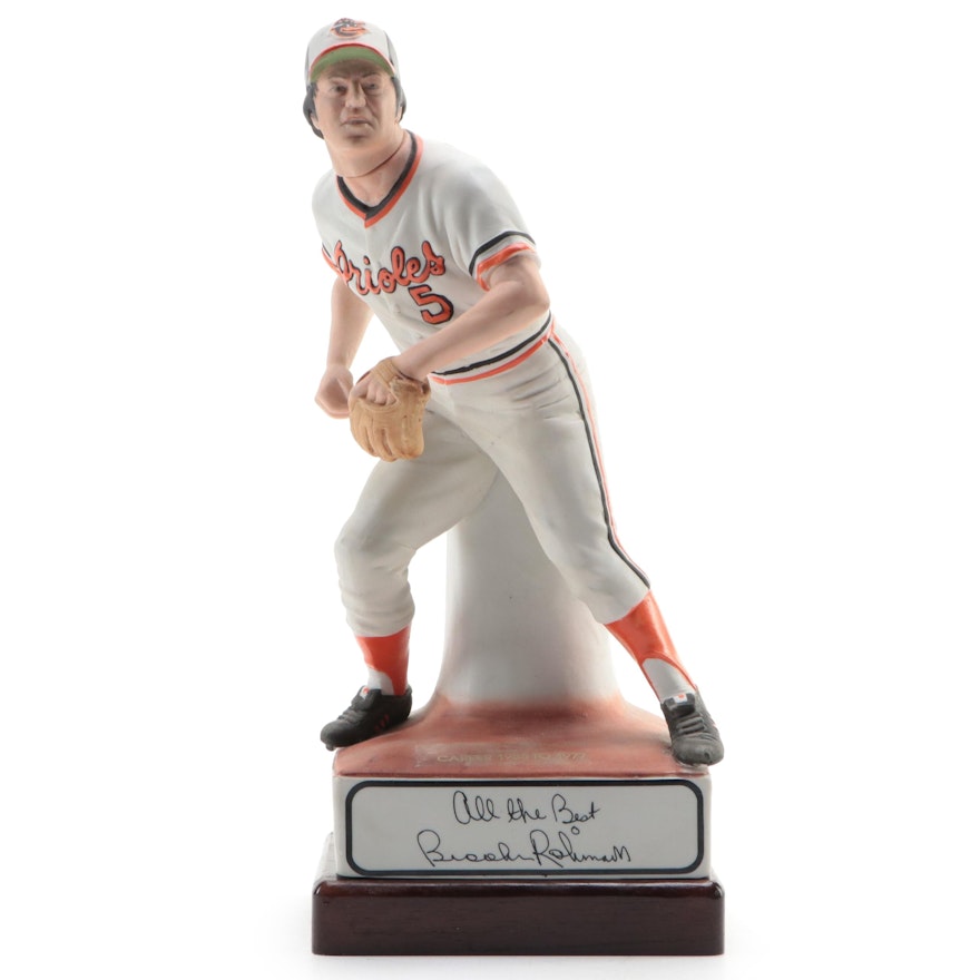 Baltimore Orioles Brooks Robinson Ceramic Decanter with Stand