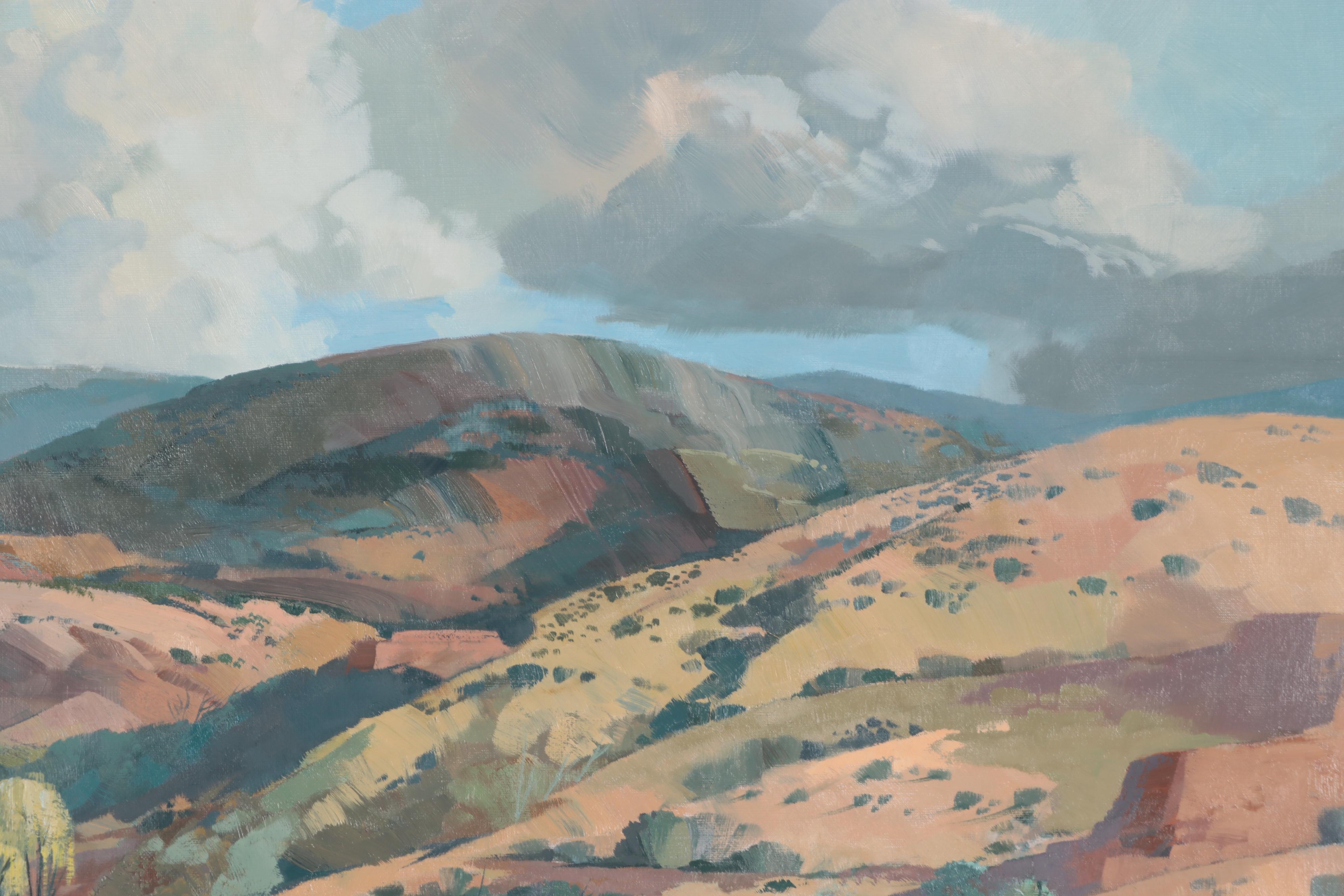 Laurence Sisson Landscape Oil Painting, Circa 2000