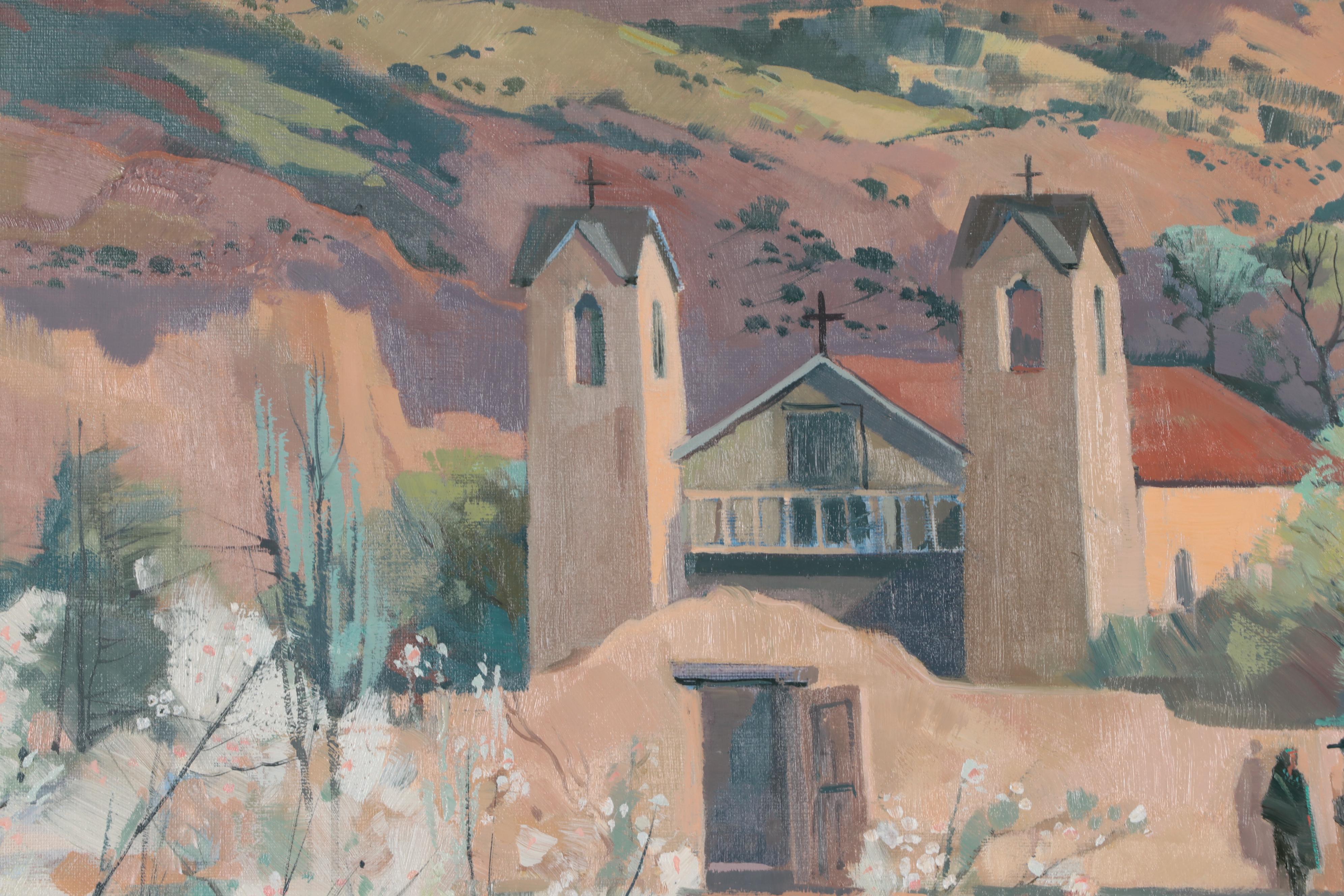 Laurence Sisson Landscape Oil Painting, Circa 2000