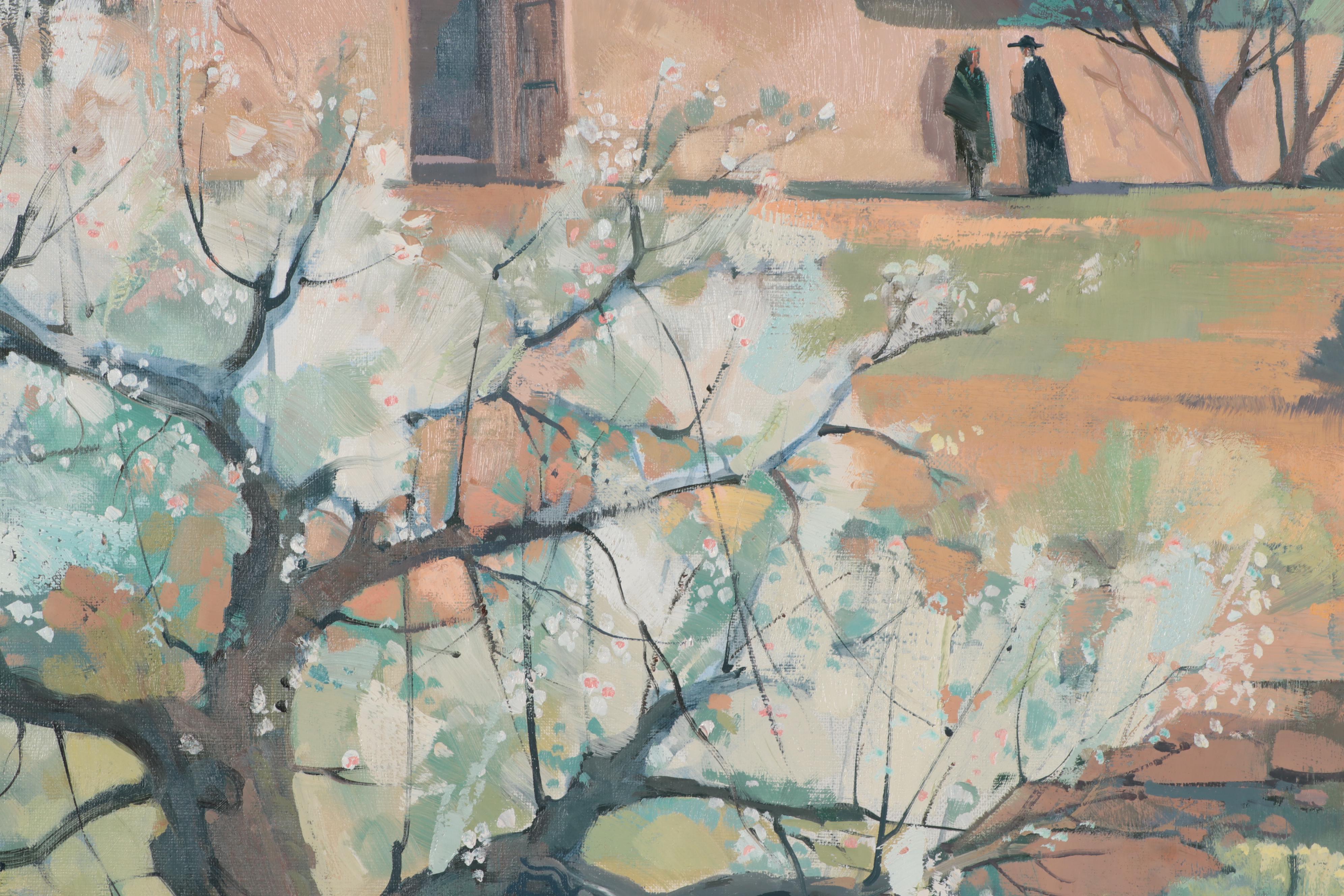 Laurence Sisson Landscape Oil Painting, Circa 2000