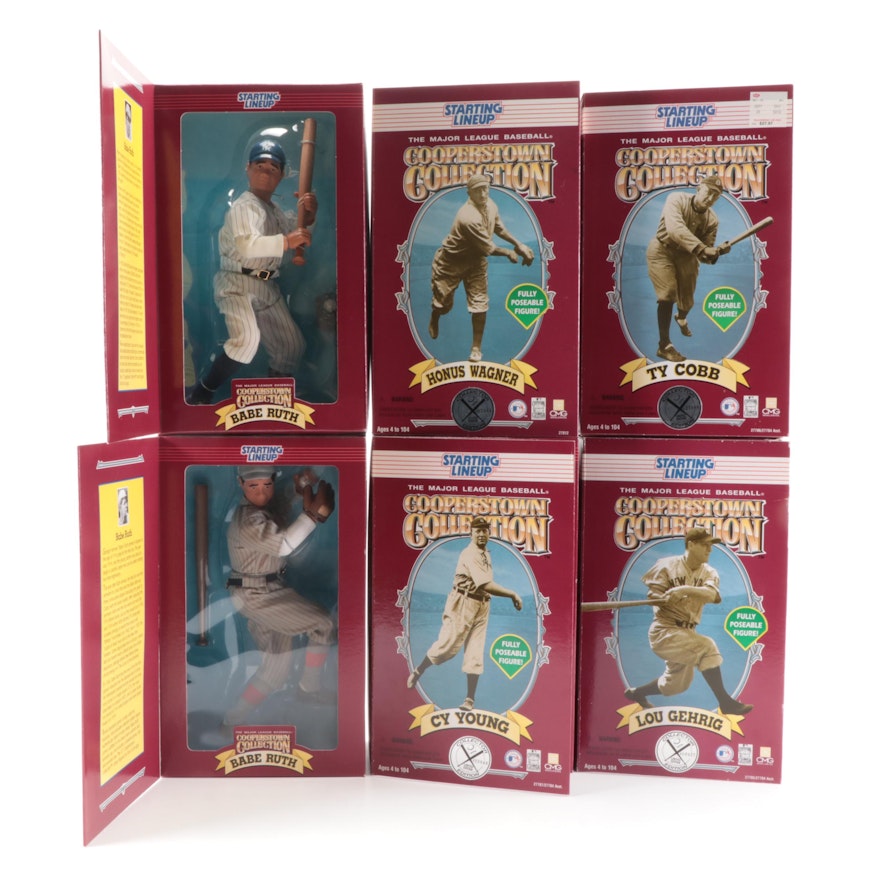 Starting Lineup Cooperstown Collection Gehrig, More Baseball Poseable Figures