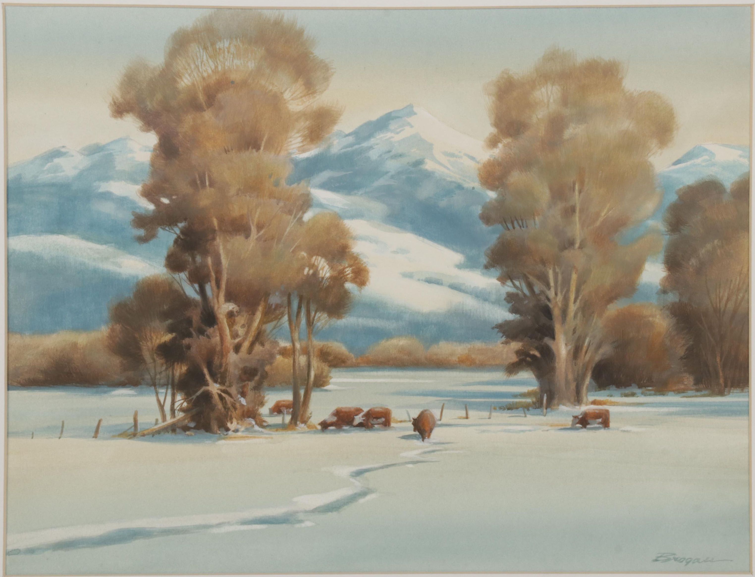 Rick Brogan Gouache Painting "Buena Vista, Vista," 2006