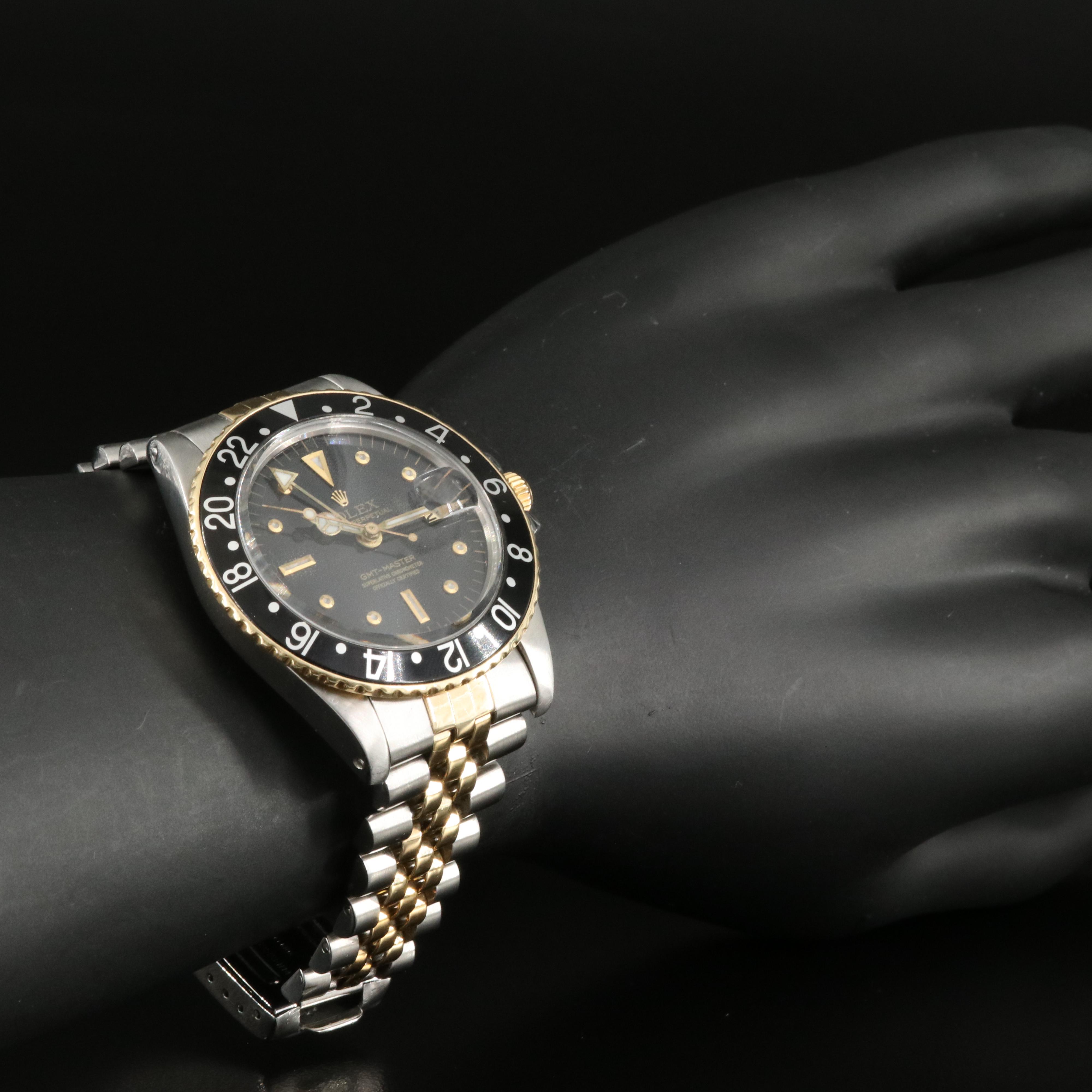 1978 Rolex GMT Master Two-Tone Mark 3 Dial Watch