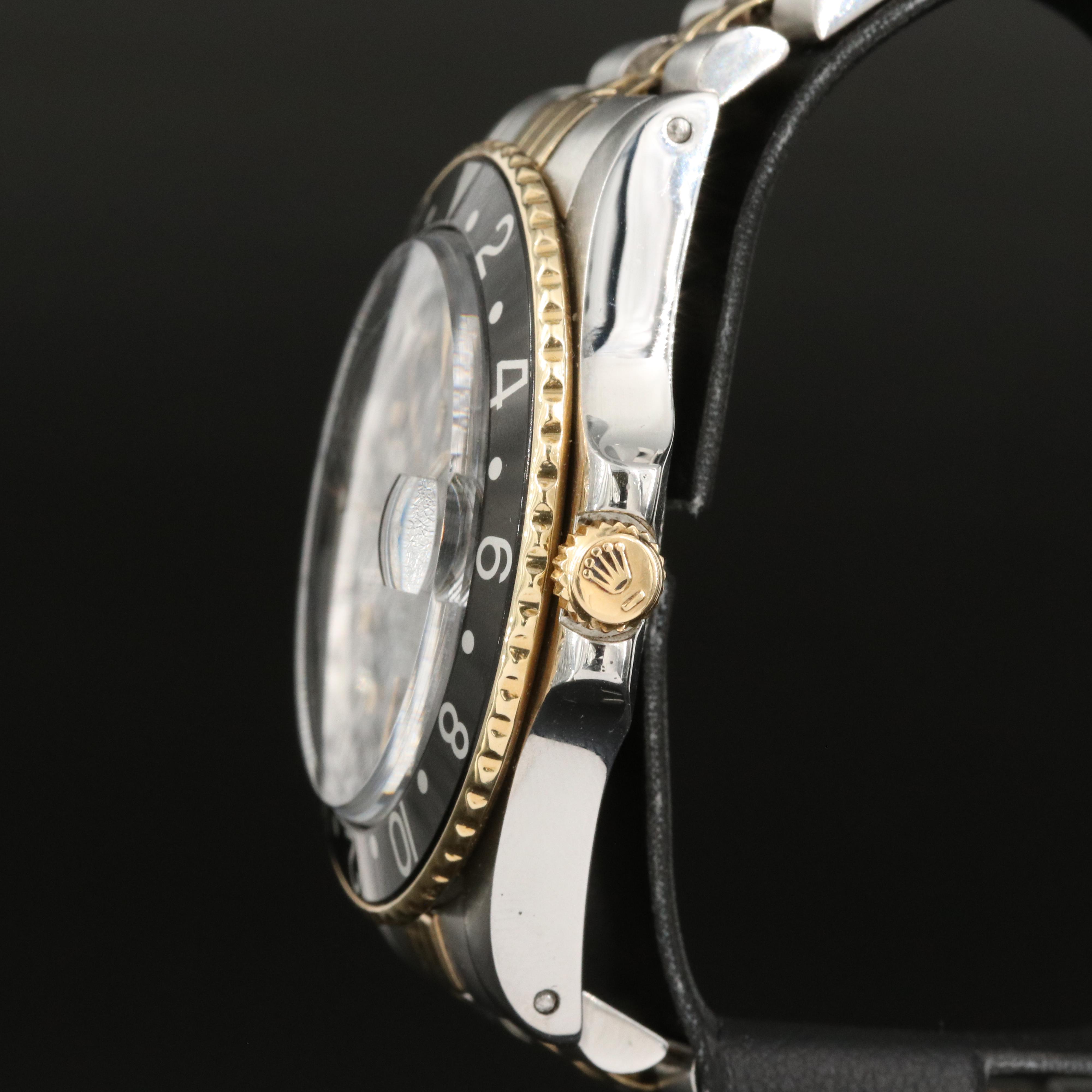 1978 Rolex GMT Master Two-Tone Mark 3 Dial Watch