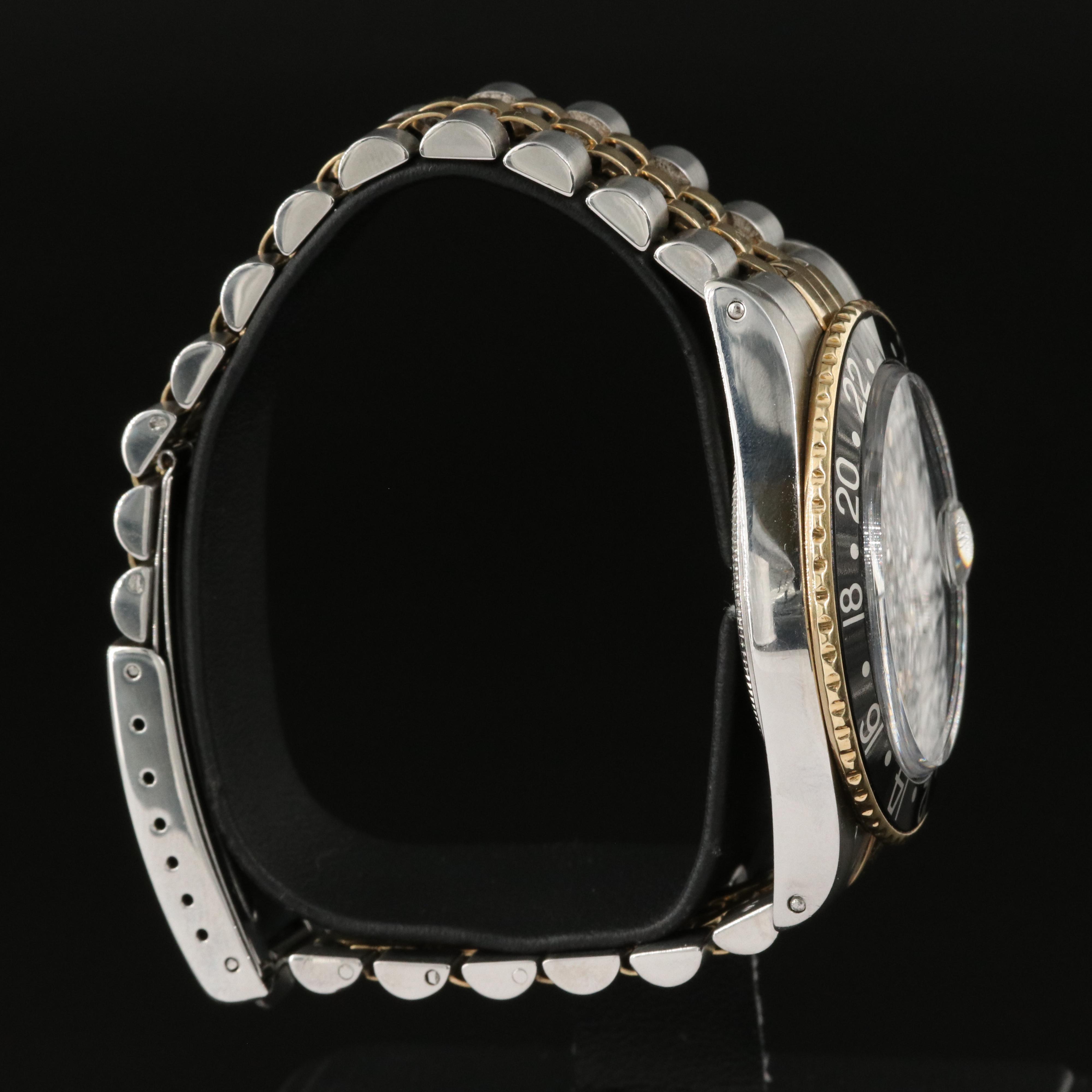 1978 Rolex GMT Master Two-Tone Mark 3 Dial Watch