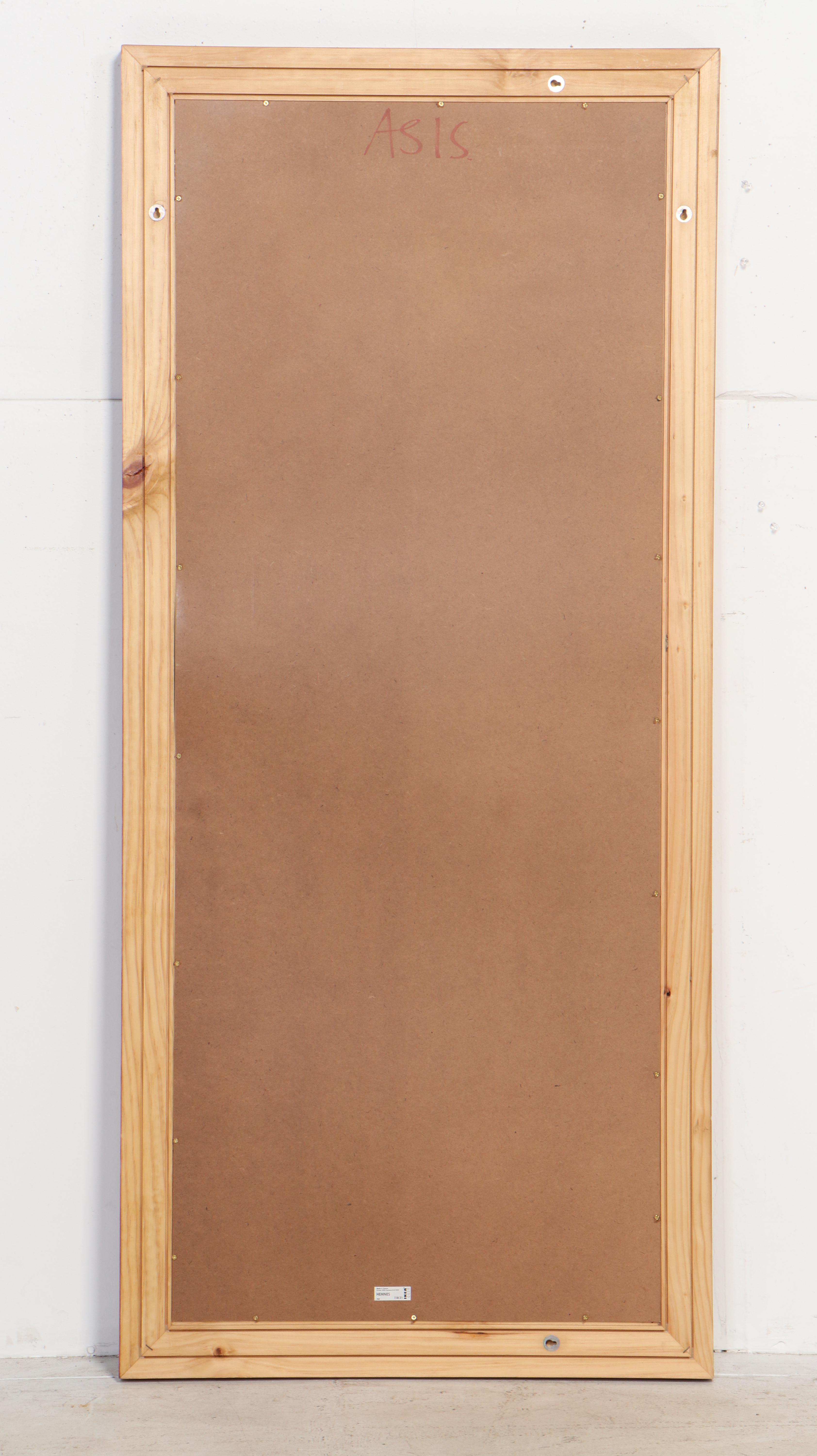 IKEA "Hemnes" Pine Rectangular Floor Mirror