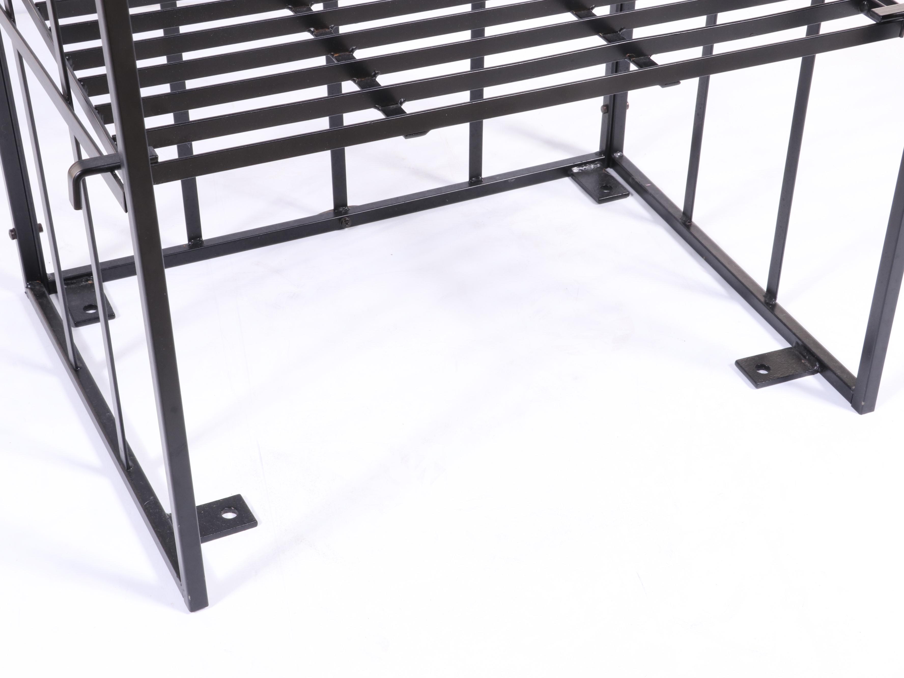 Folding Three-Tier Iron Plant Stand