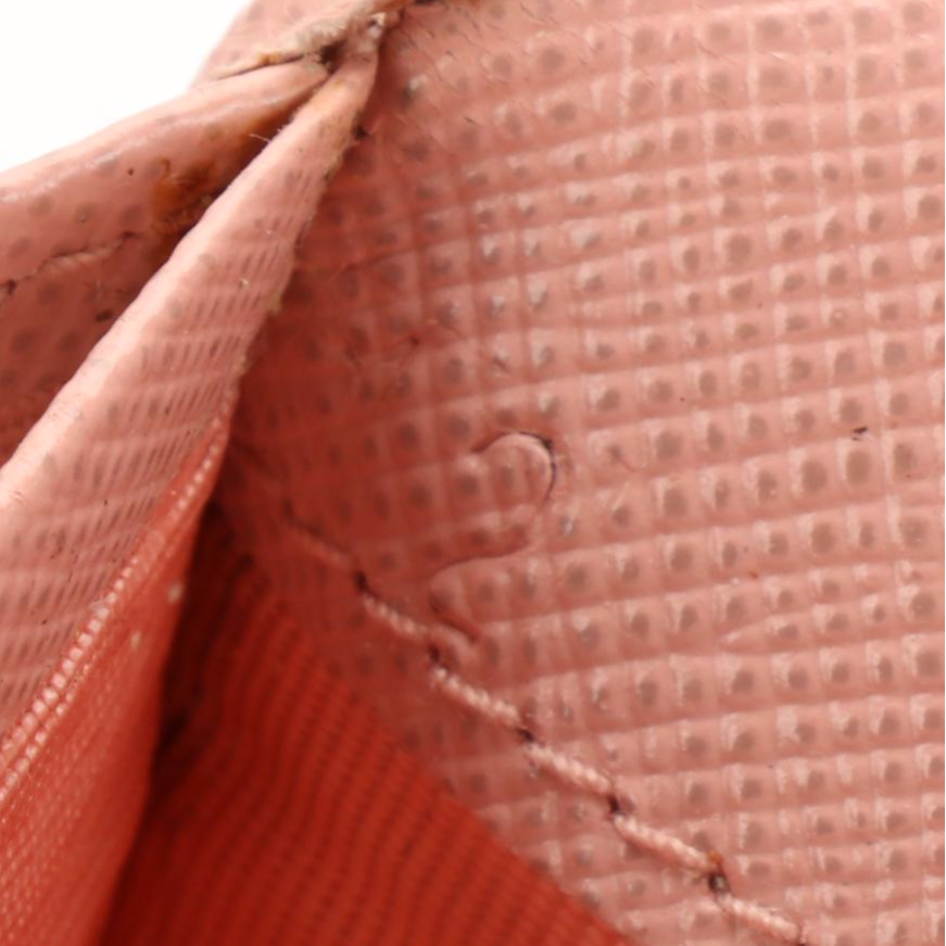 Prada Continental Bow Wallet in Orchid Saffiano Leather with Box