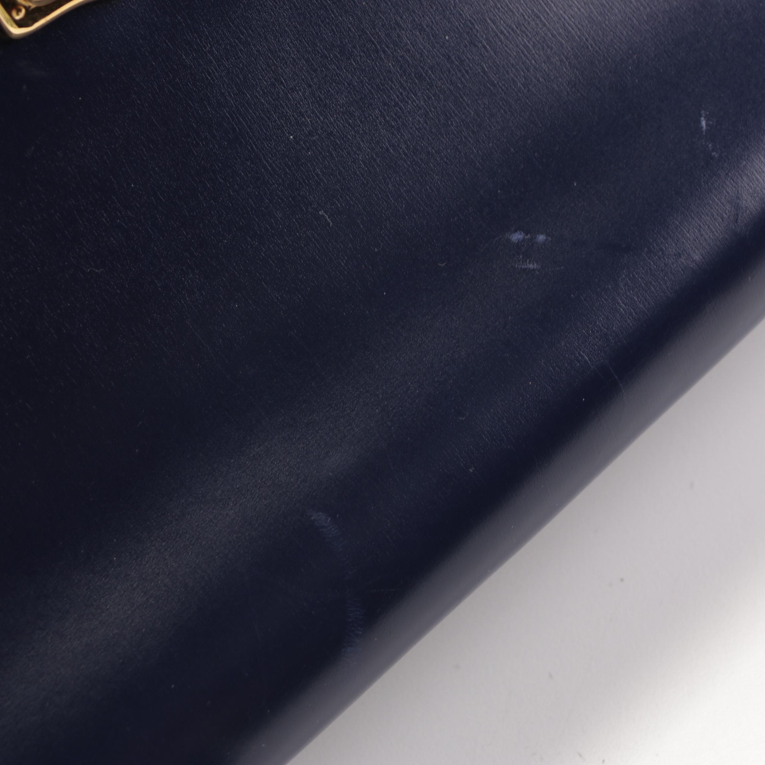 Prada Two-Way Locking Top-Handle Bag in Anemone Blue Bijoux Leather