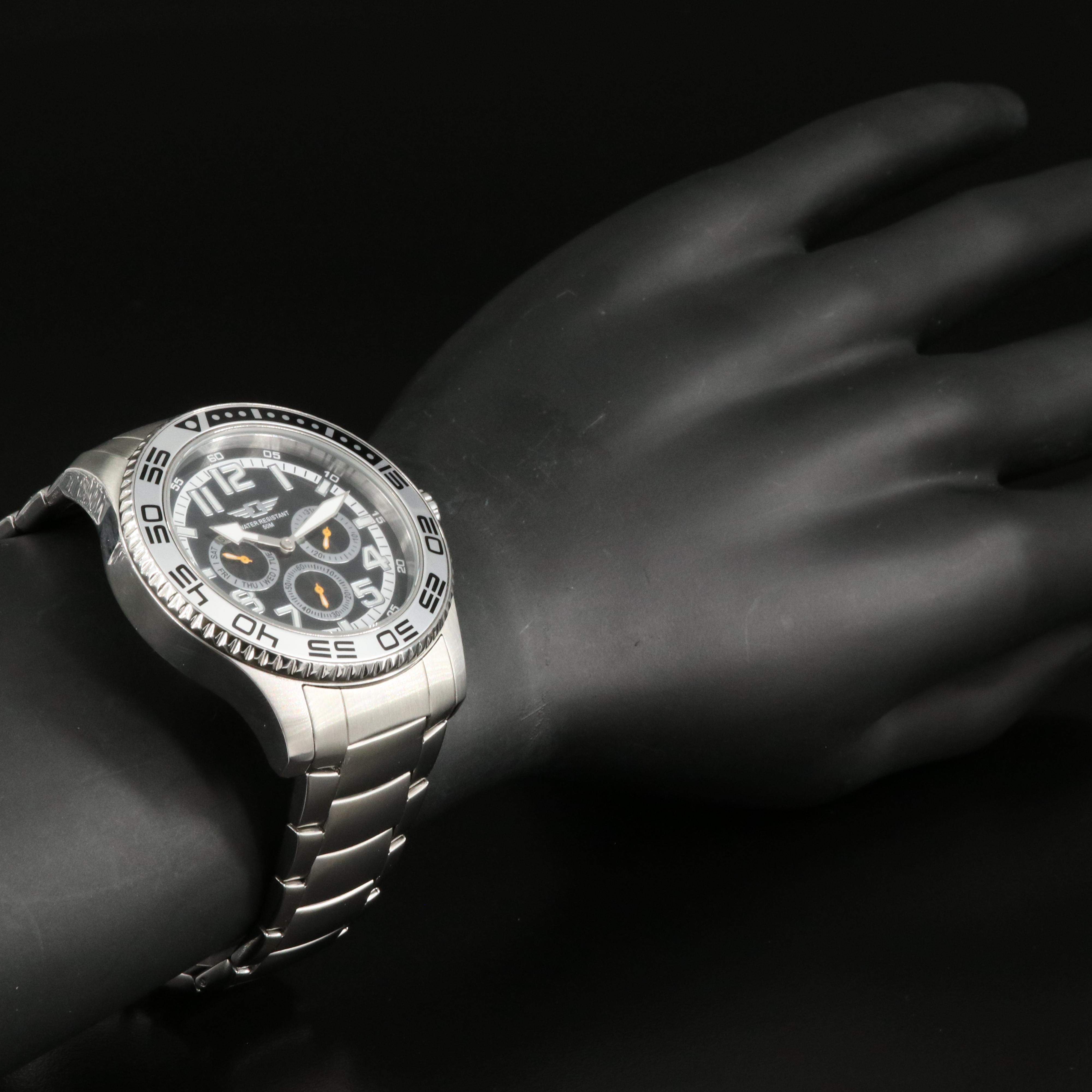 Invicta Stainless Steel Quartz Watch