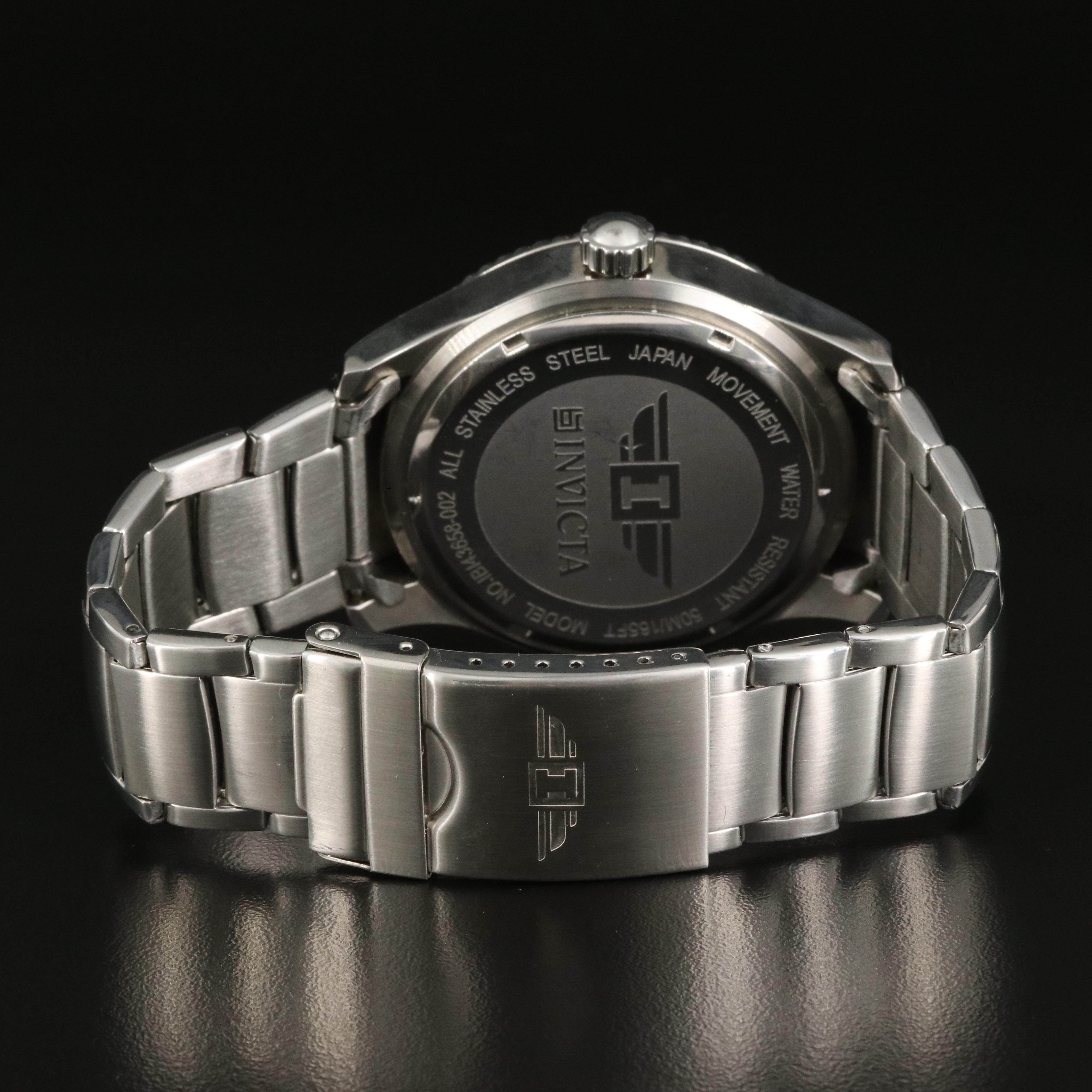 Invicta Stainless Steel Quartz Watch