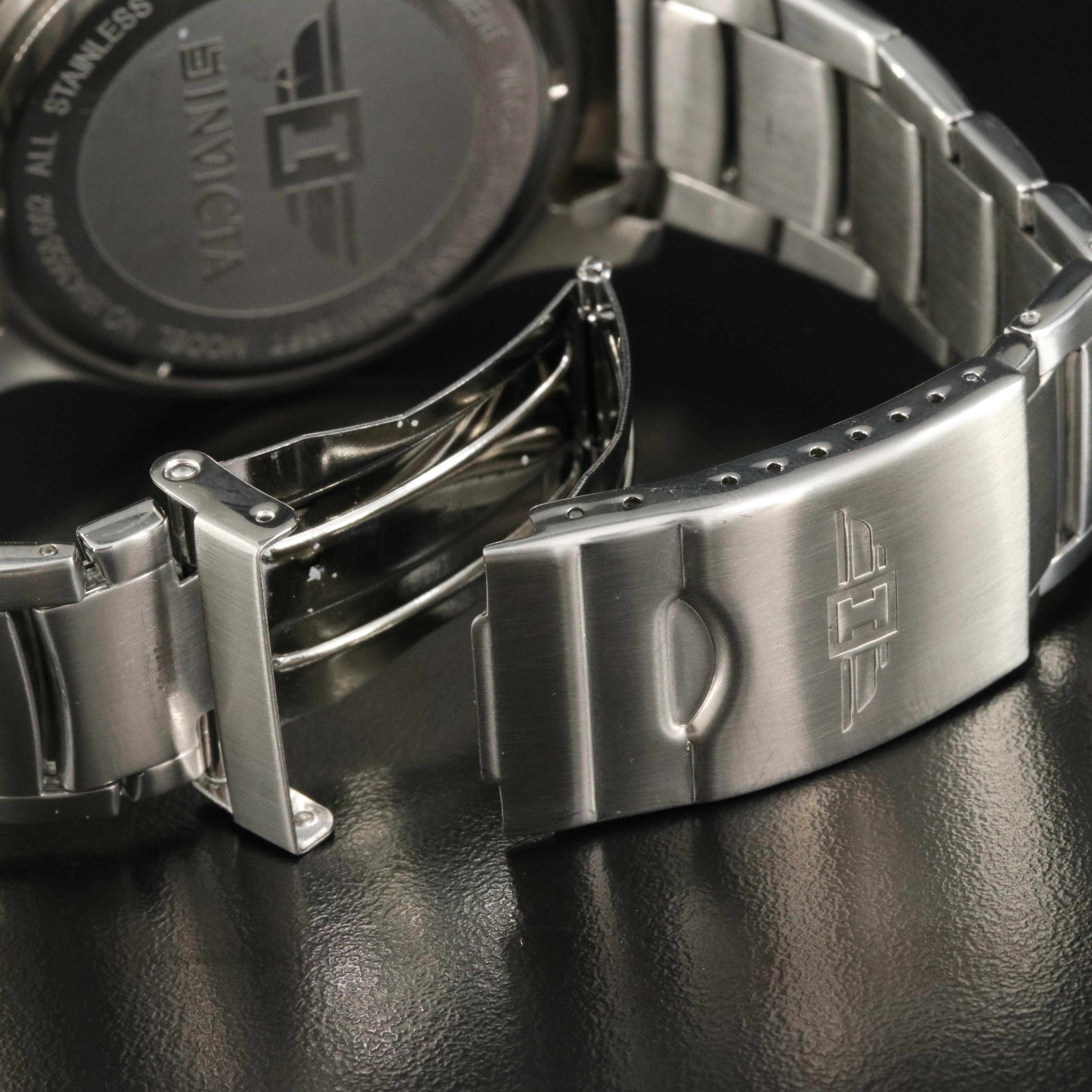 Invicta Stainless Steel Quartz Watch