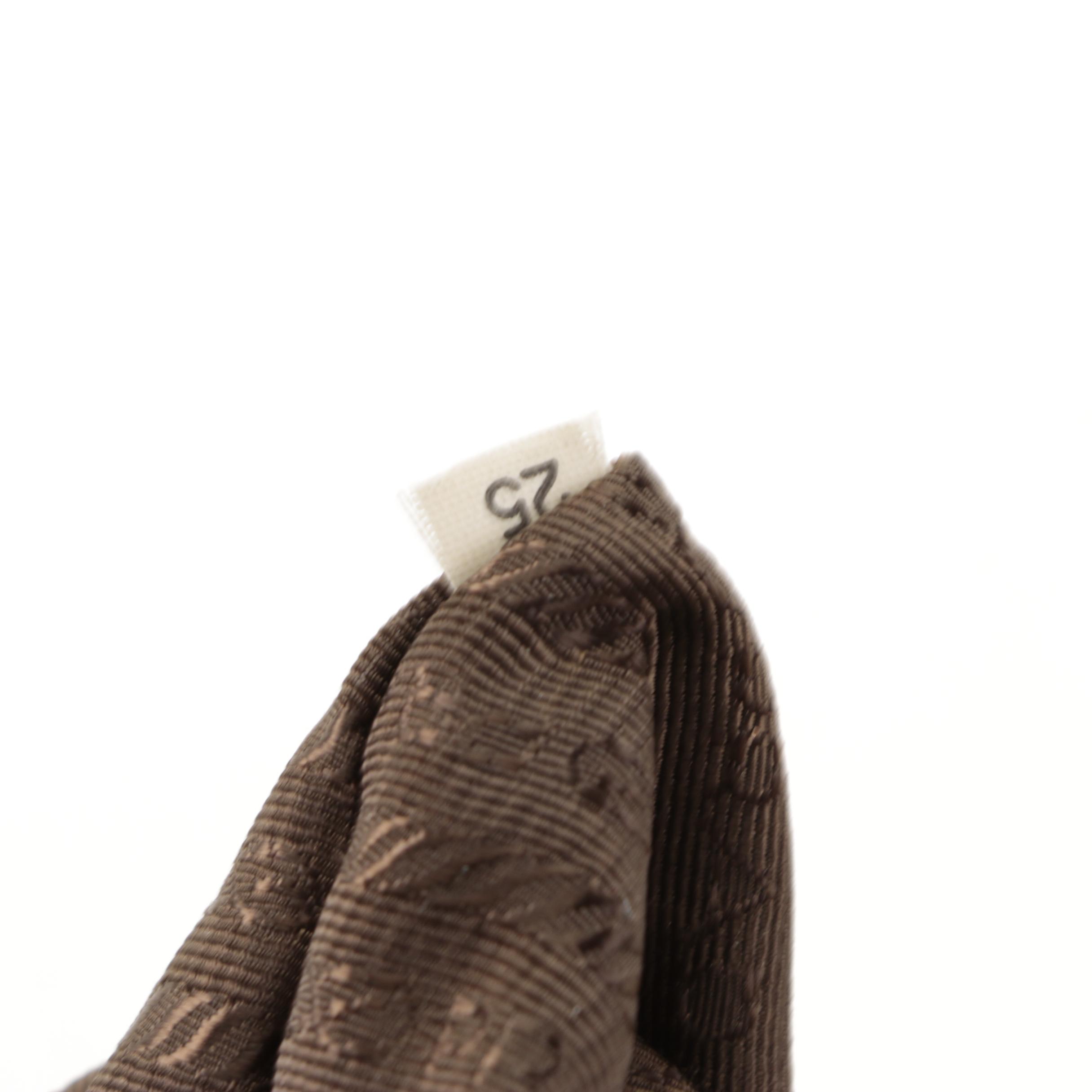 Prada Small Zip Shoulder Bag in Shiny Cervo Lux Deerskin Leather