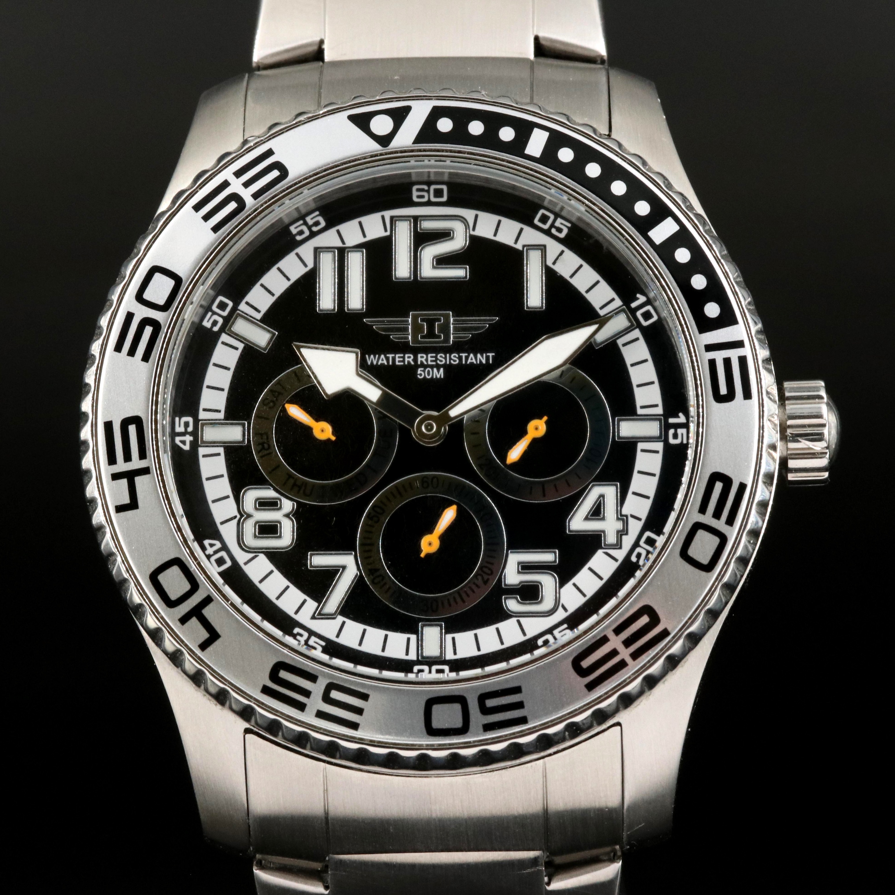 Invicta Stainless Steel Quartz Watch