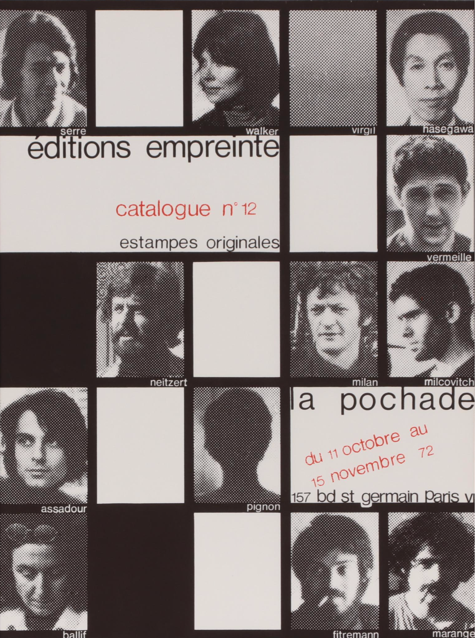 French Exhibition Poster, Late 20th Century