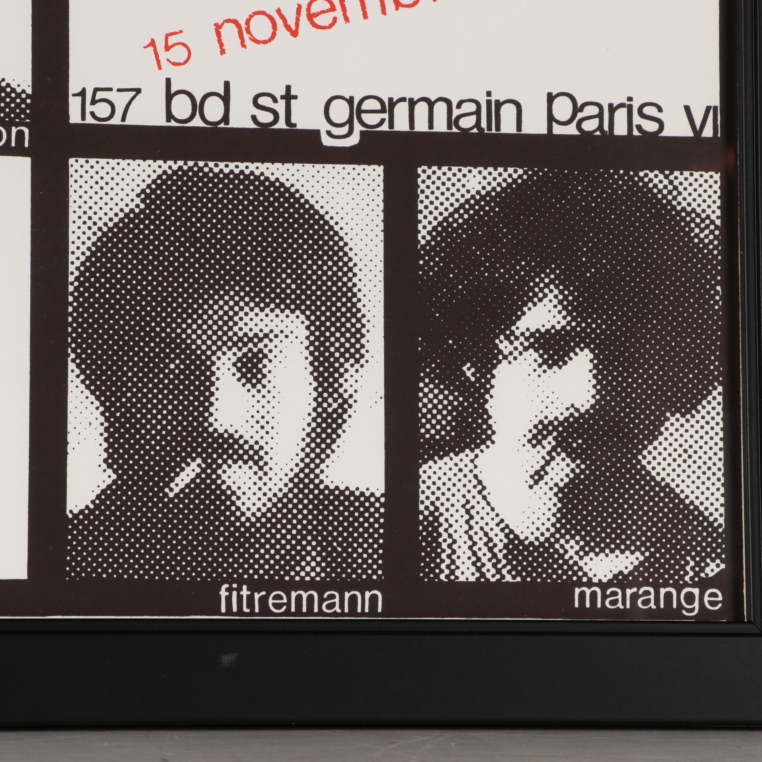 French Exhibition Poster, Late 20th Century