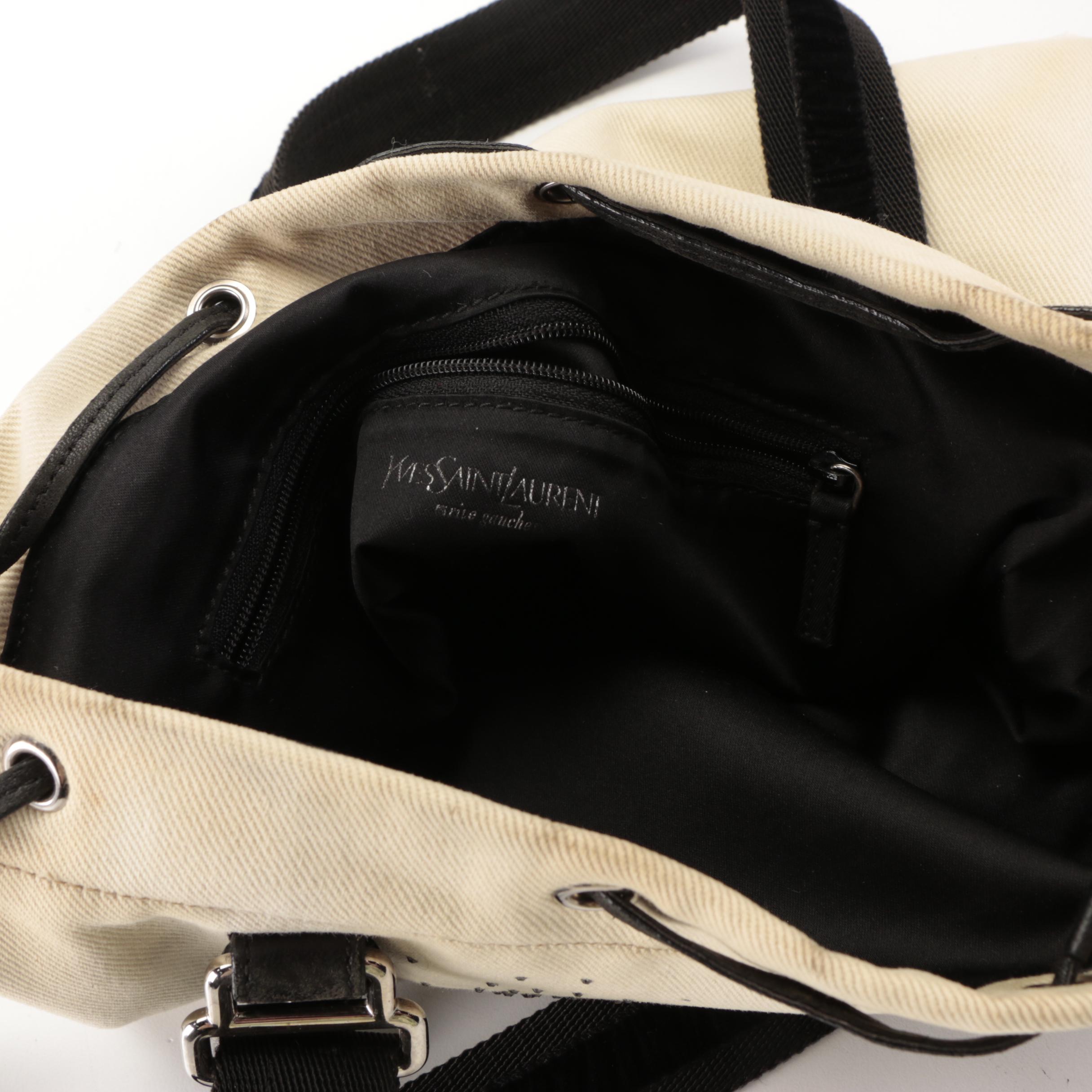 Yves Saint Laurent Kahala Tote Bag in Crystal Embellished Twill