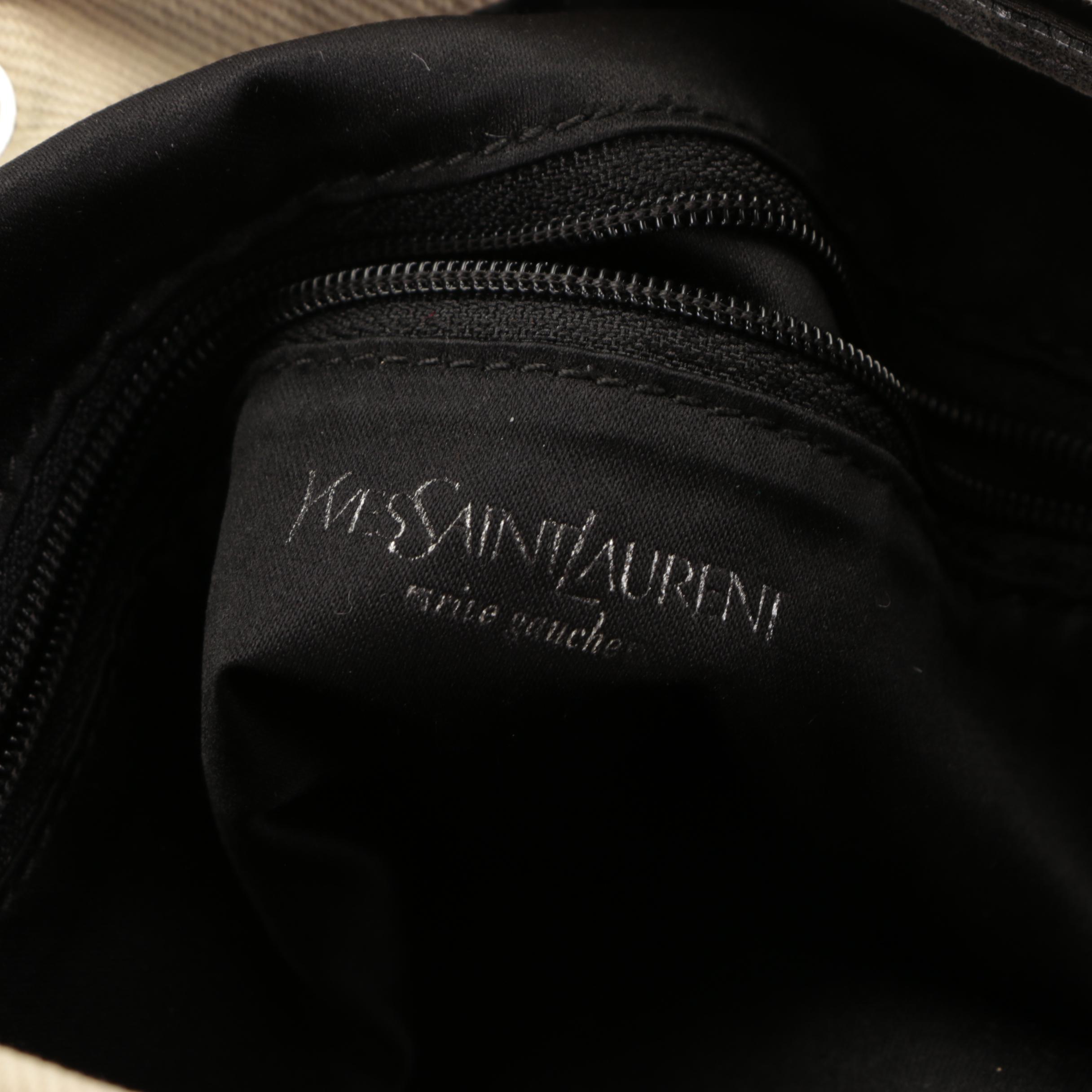 Yves Saint Laurent Kahala Tote Bag in Crystal Embellished Twill