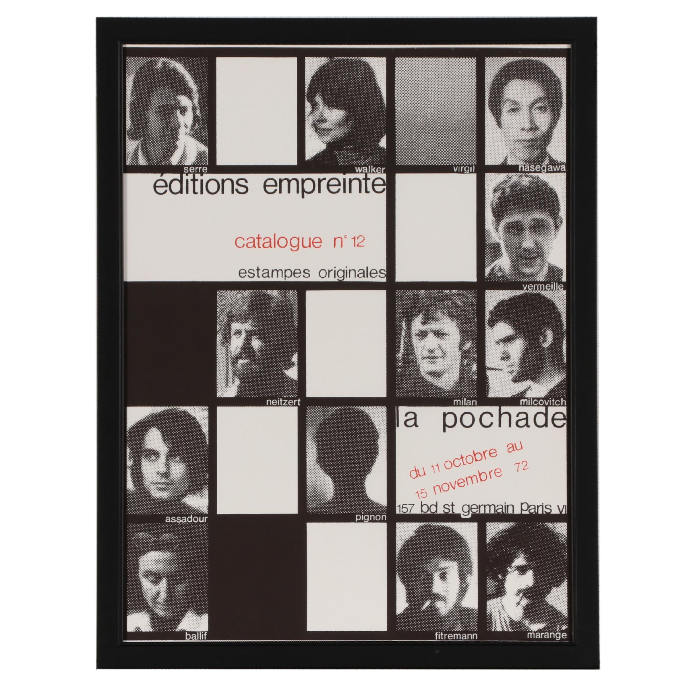 French Exhibition Poster, Late 20th Century