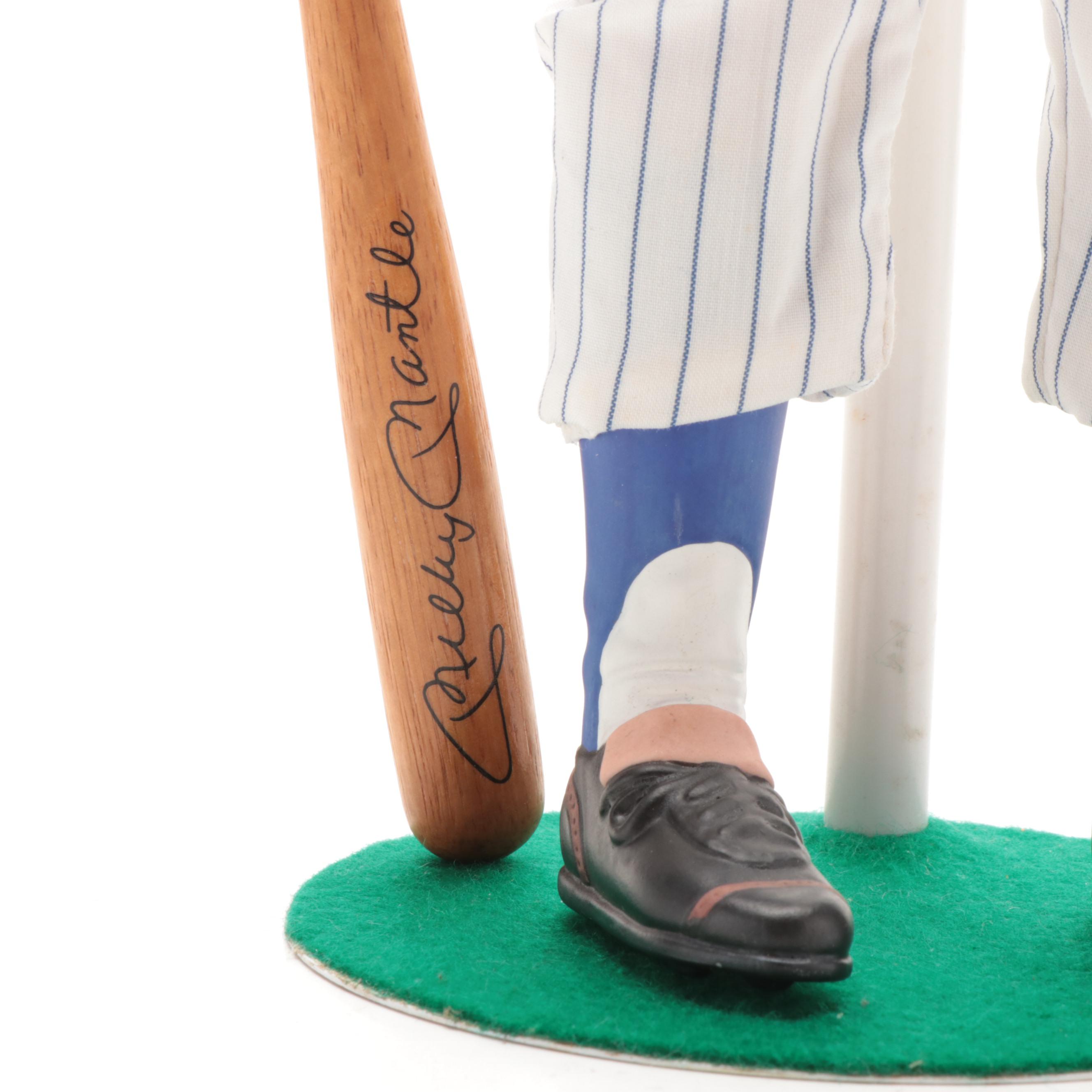 Sports Impressions Mickey Mantle Limited Edition Porcelain Figurine, 1990