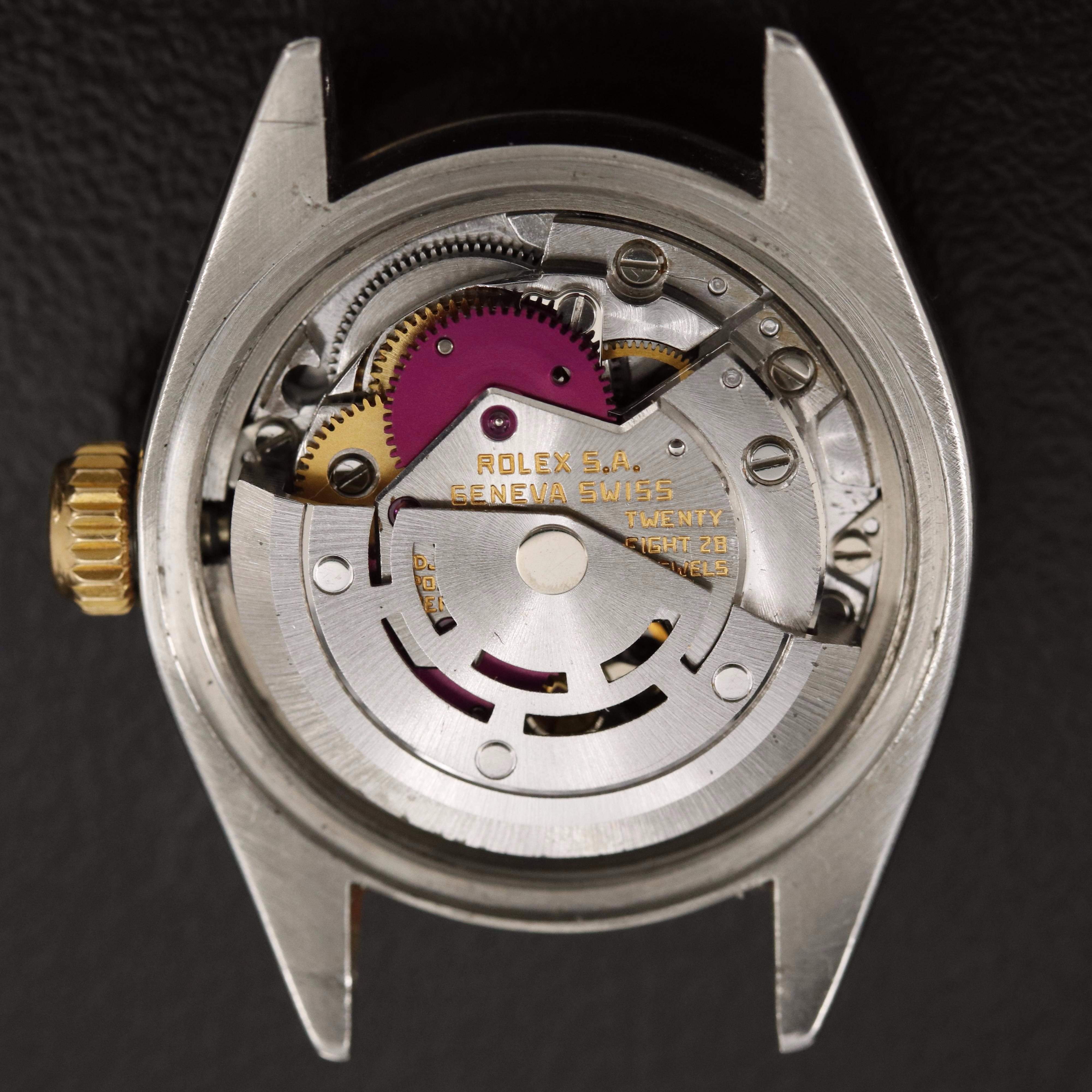 1978 Rolex Oyster Perpetual Date Stainless Steel and 14K Watch