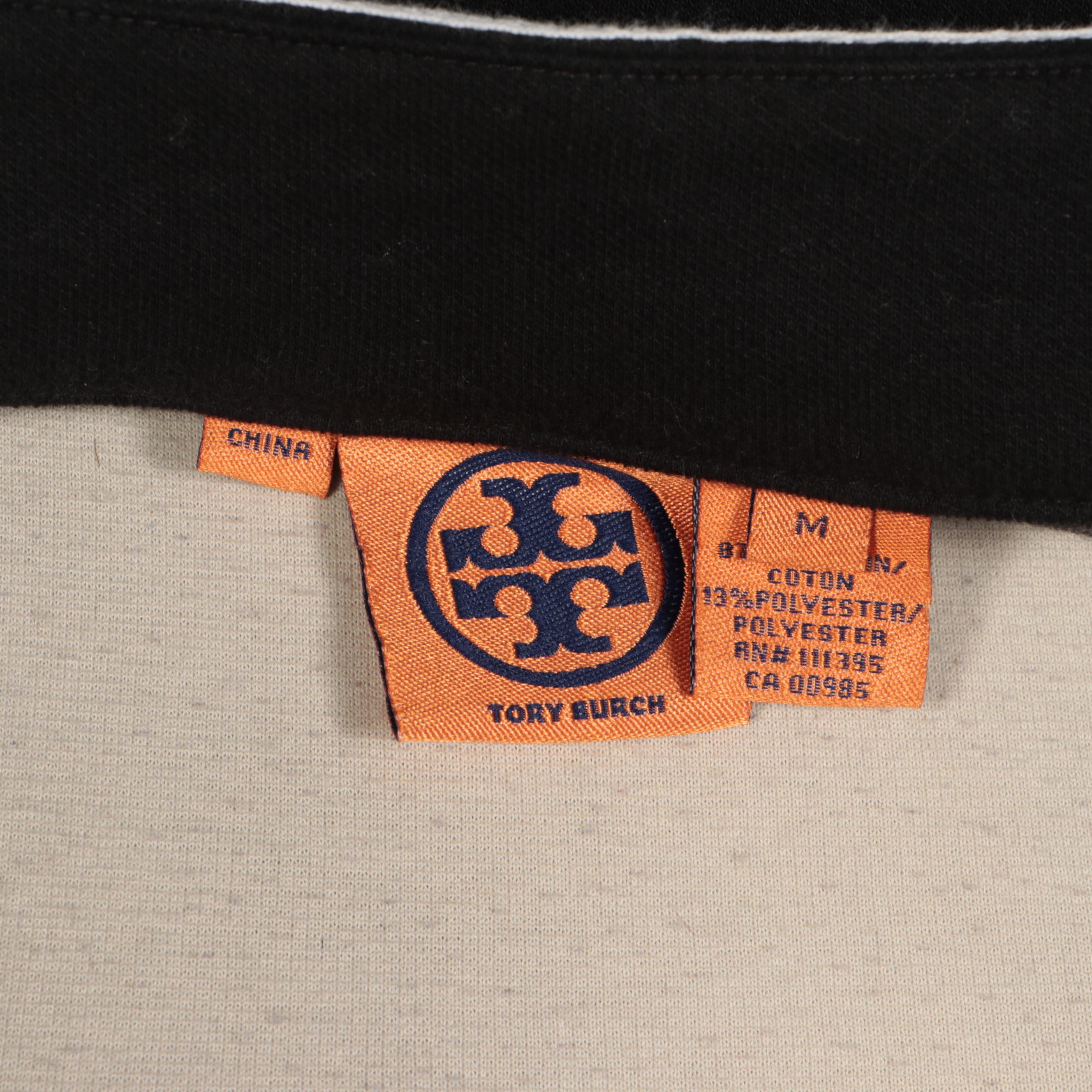 Tory Burch Printed and Contrast Trim Tunics