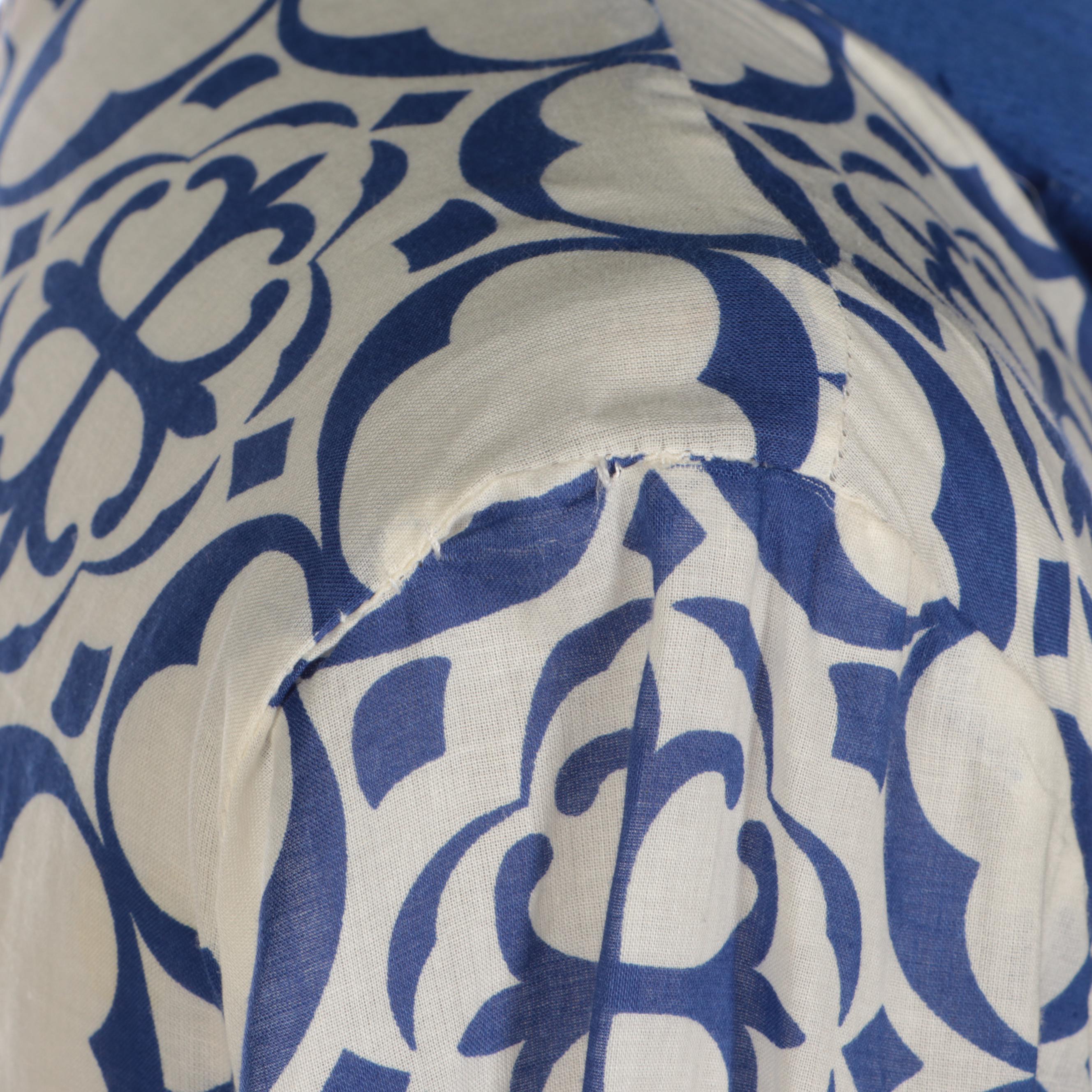 Tory Burch Printed and Contrast Trim Tunics