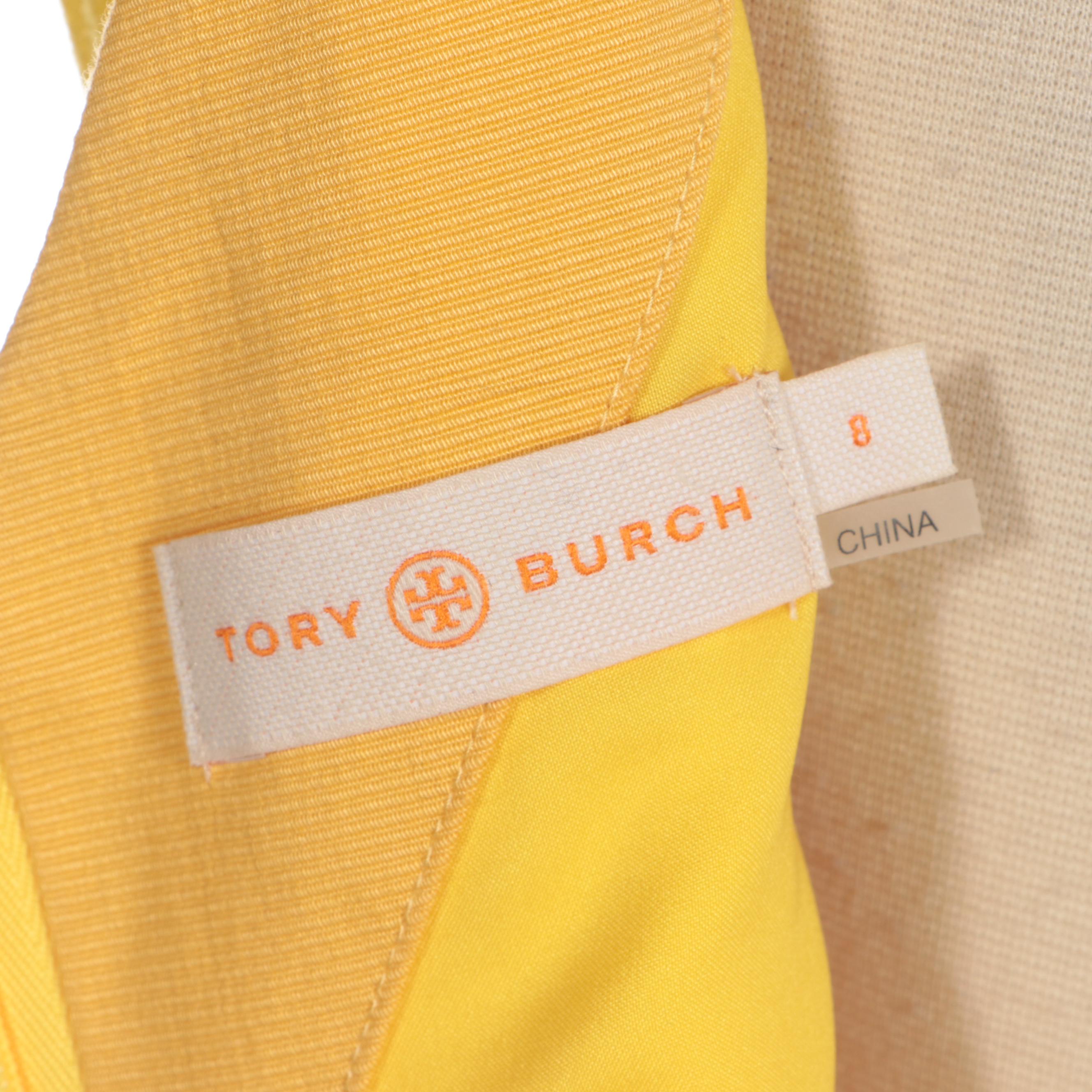 Tory Burch Damask Sleeveless Dress and J. McLaughlin Striped Sleeveless Dress