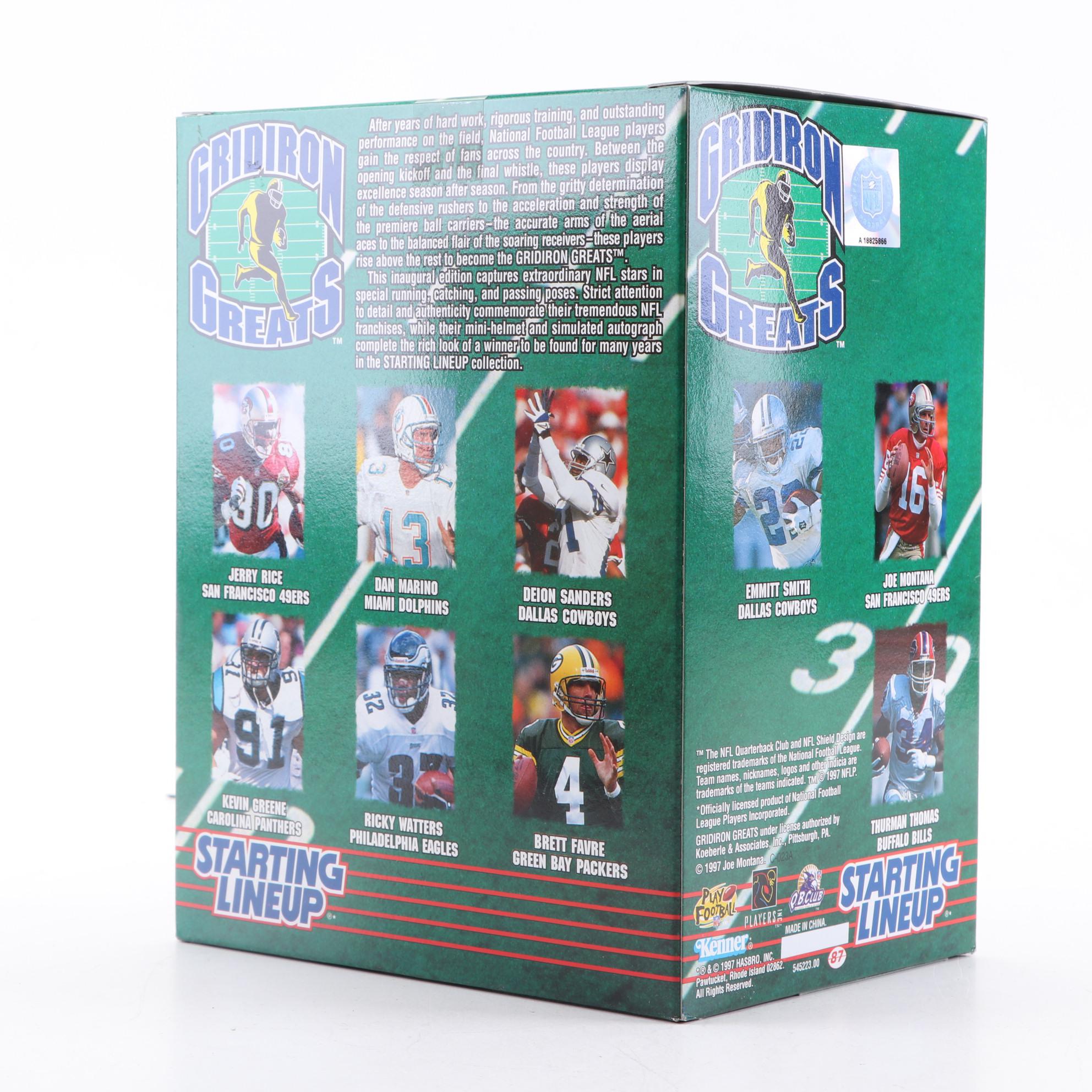 Kenner Starting Lineup Brett Favre and Other Gridiron Greats Action Figures