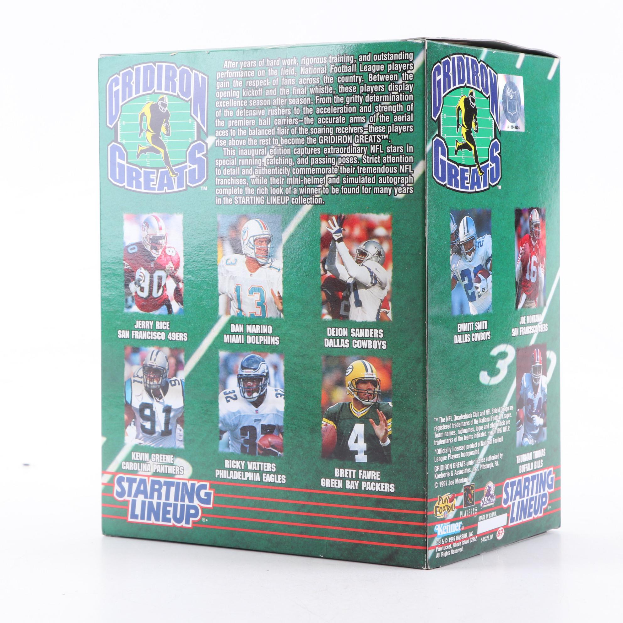 Kenner Starting Lineup Brett Favre and Other Gridiron Greats Action Figures