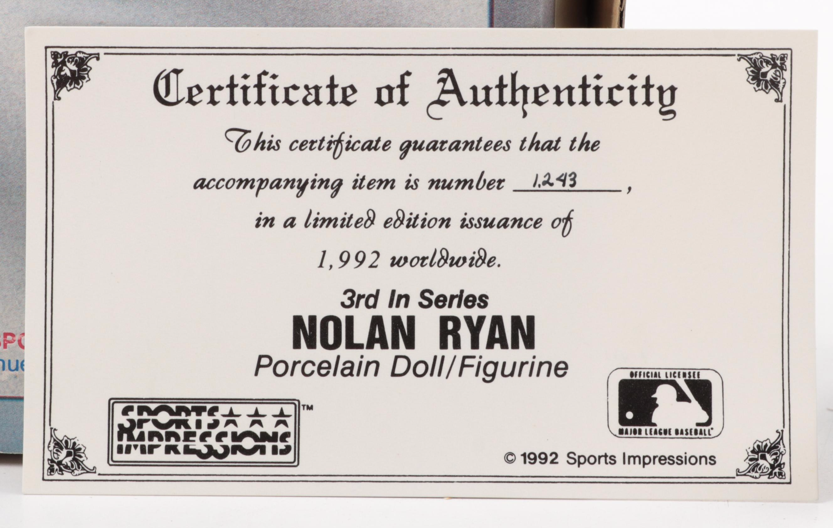 Hartland and Sports Impressions Baseball Figures Including Nolan Ryan and More