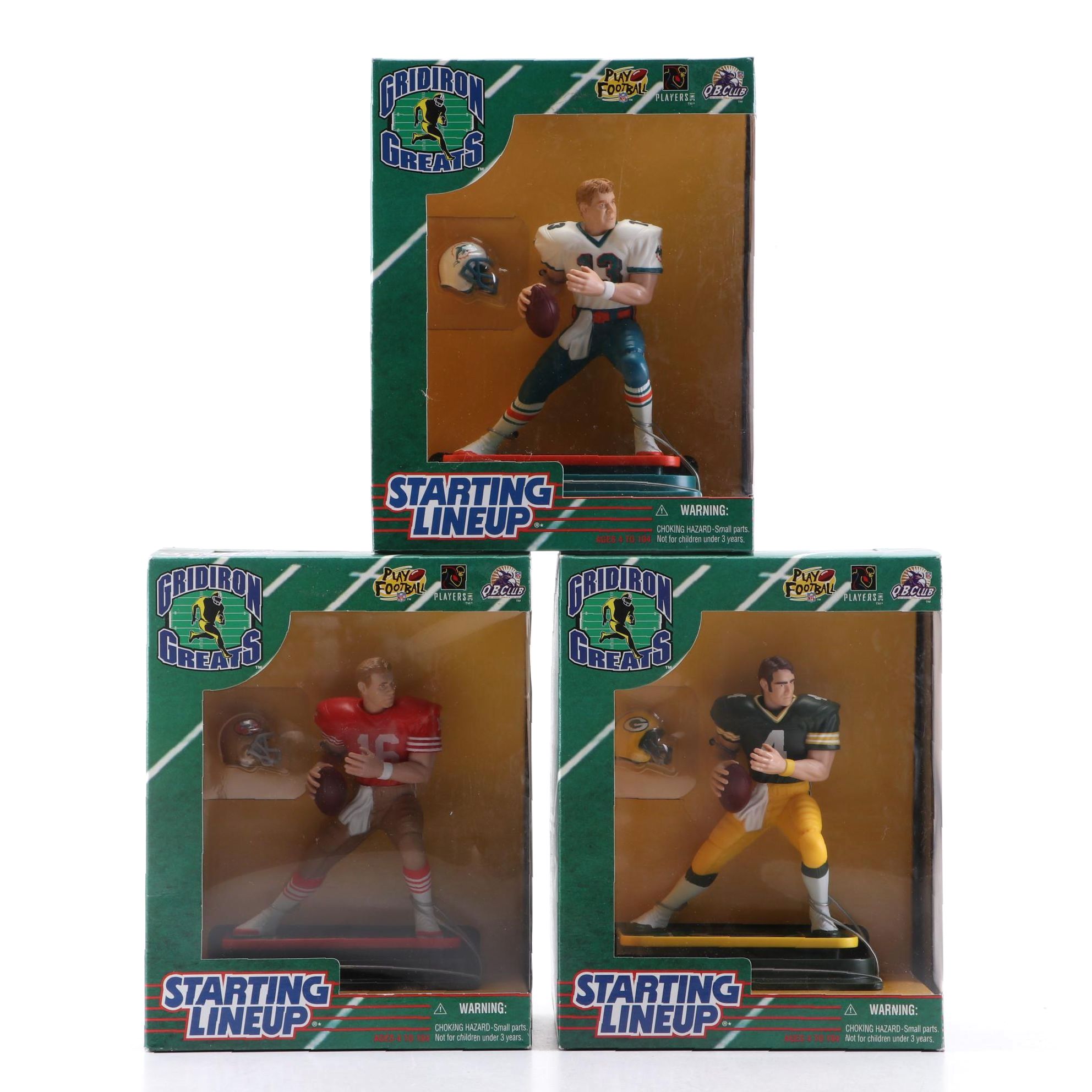 Kenner Starting Lineup Brett Favre and Other Gridiron Greats Action Figures