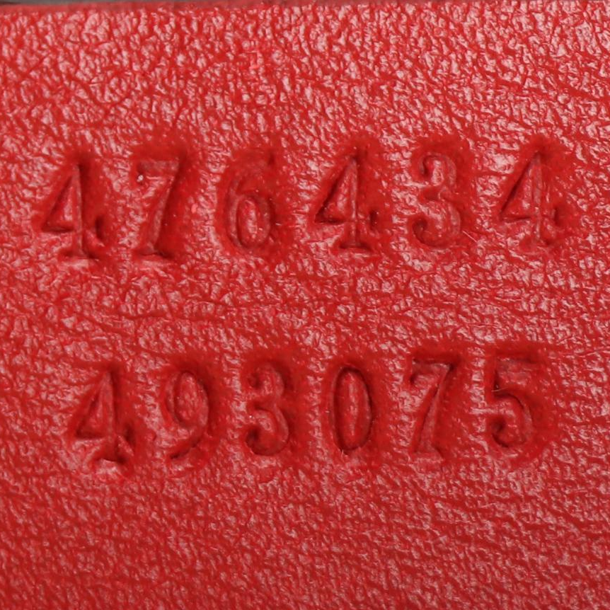 Gucci GG Marmont Belt Bag in Red Matelassé Leather with Box