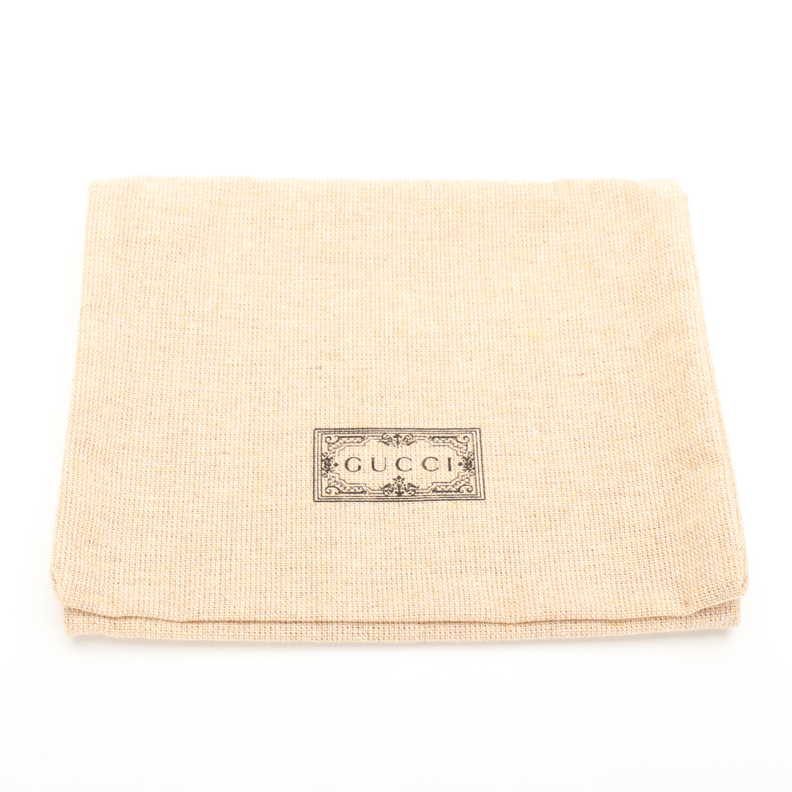 Gucci Zip-Around GG Card Case Wallet in Grained Leather with Box