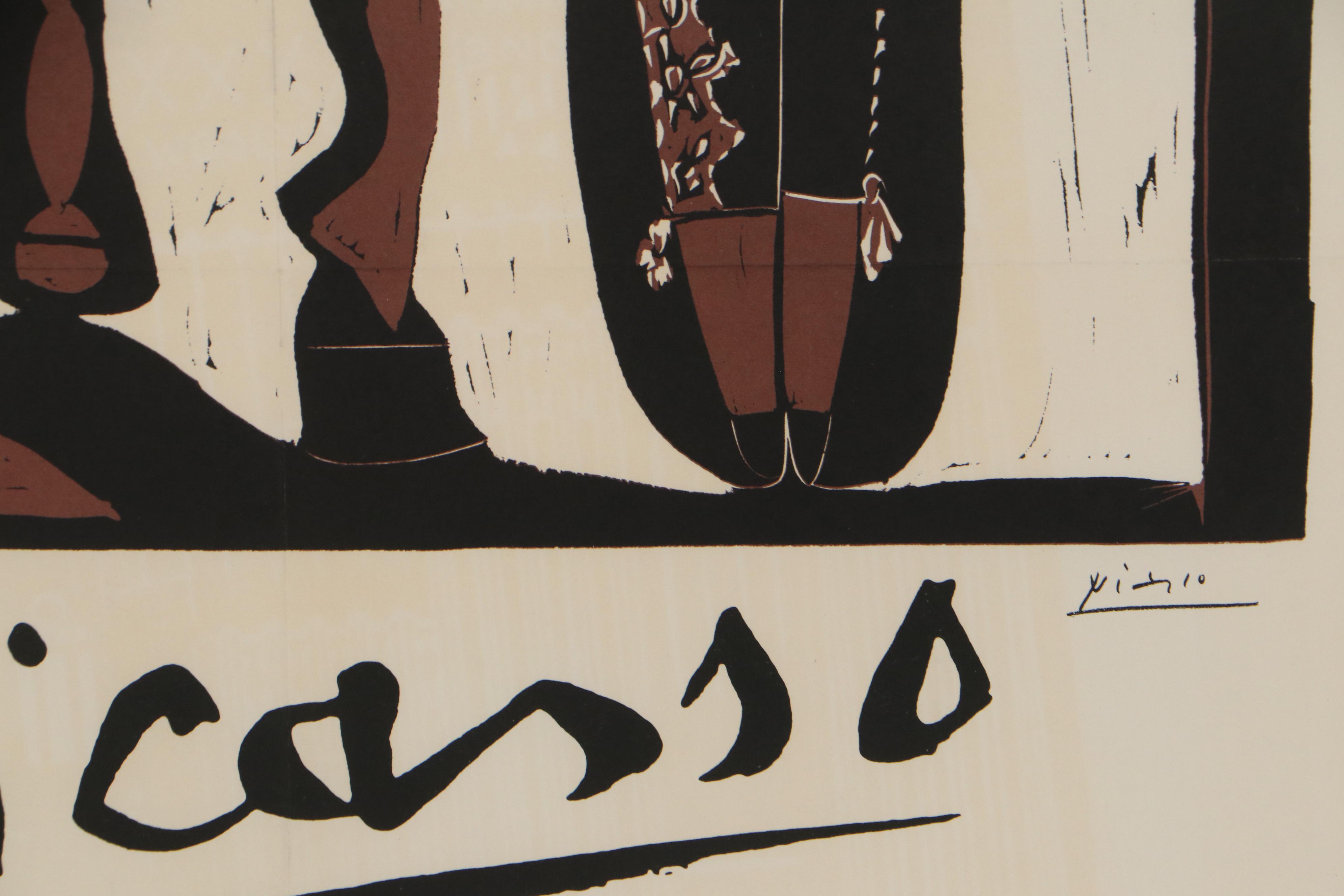 London Arts Gallery Exhibition Poster After Pablo Picasso