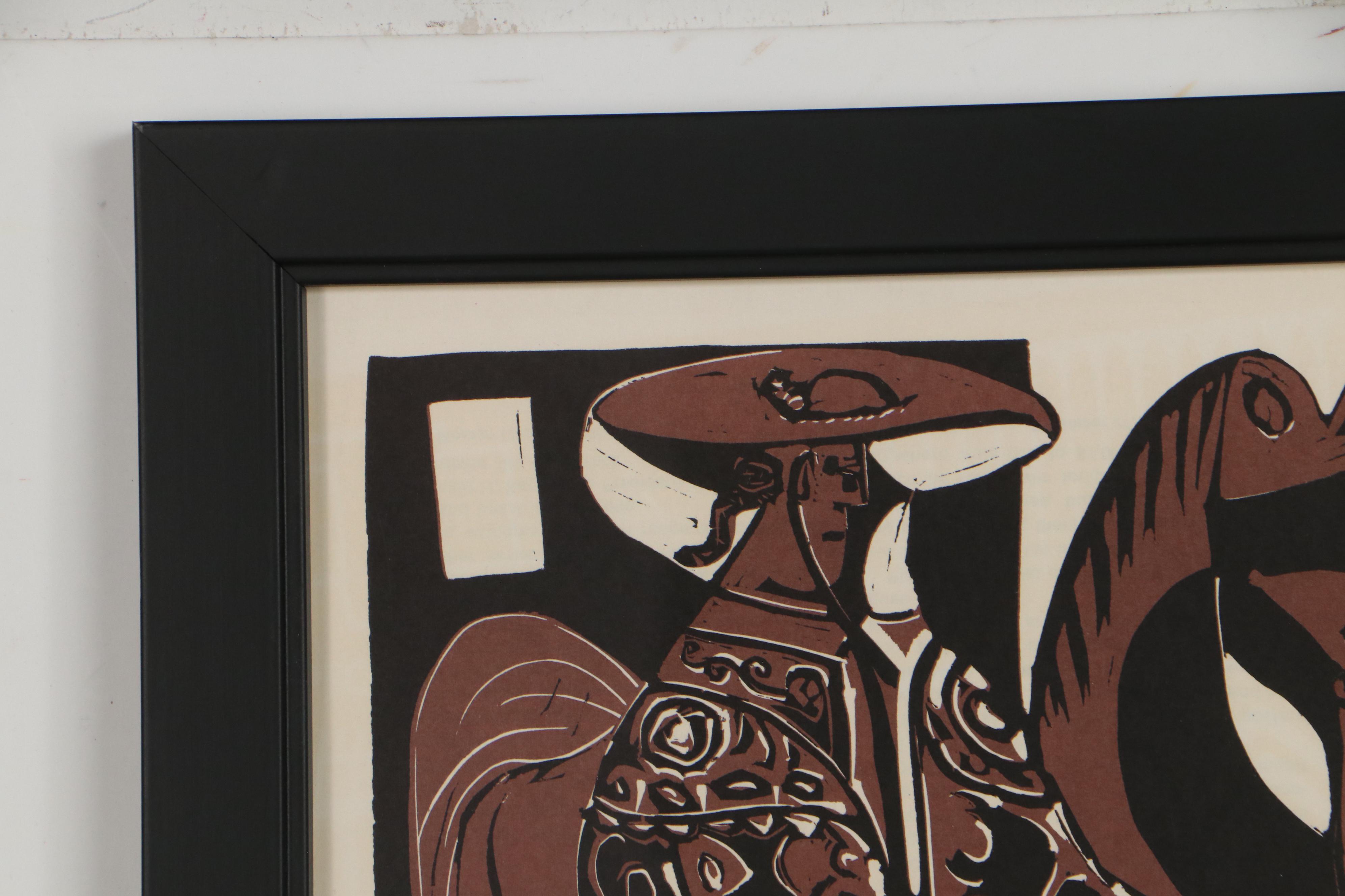 London Arts Gallery Exhibition Poster After Pablo Picasso