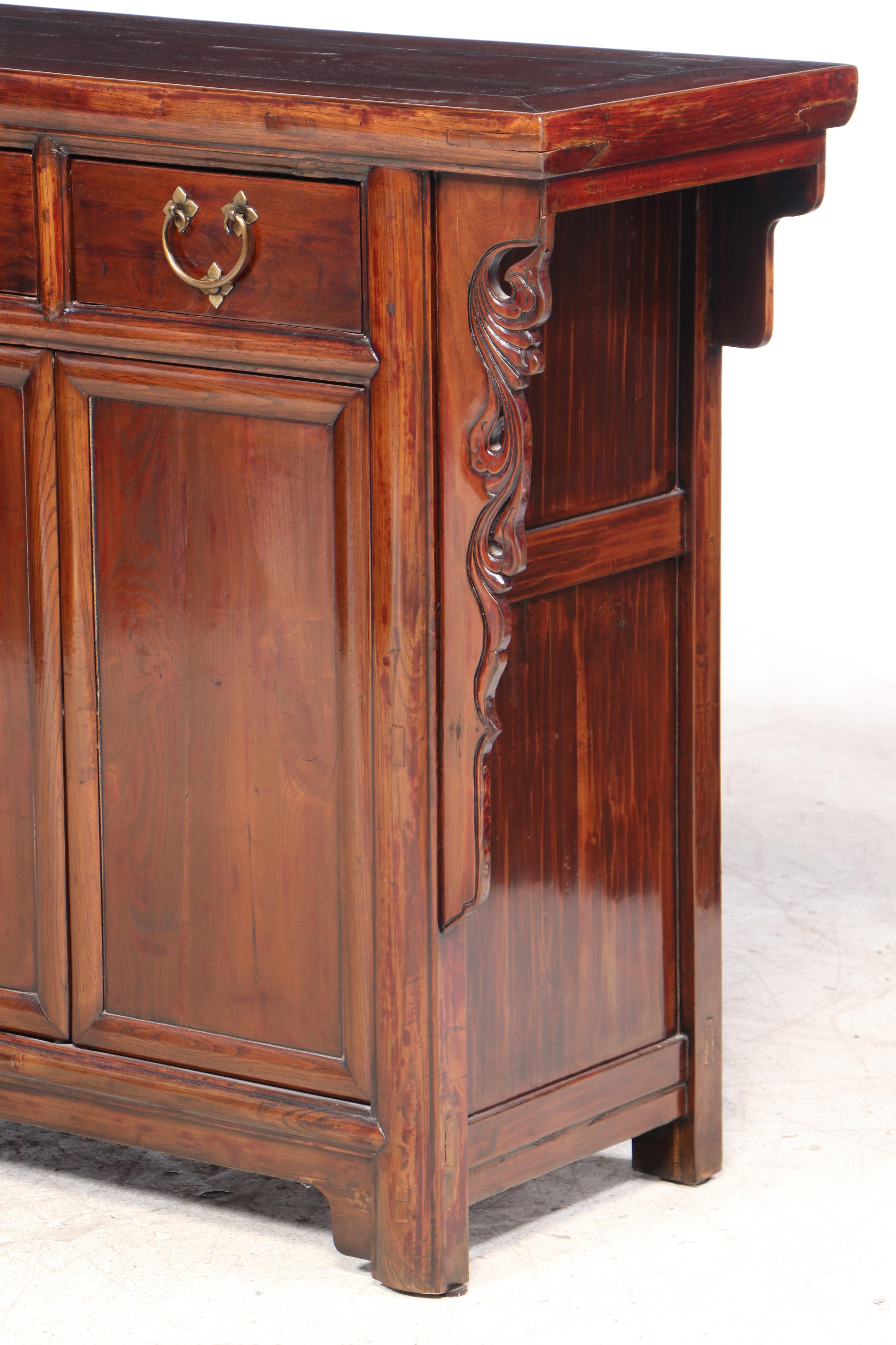Indonesian Handcrafted Teak Buffet
